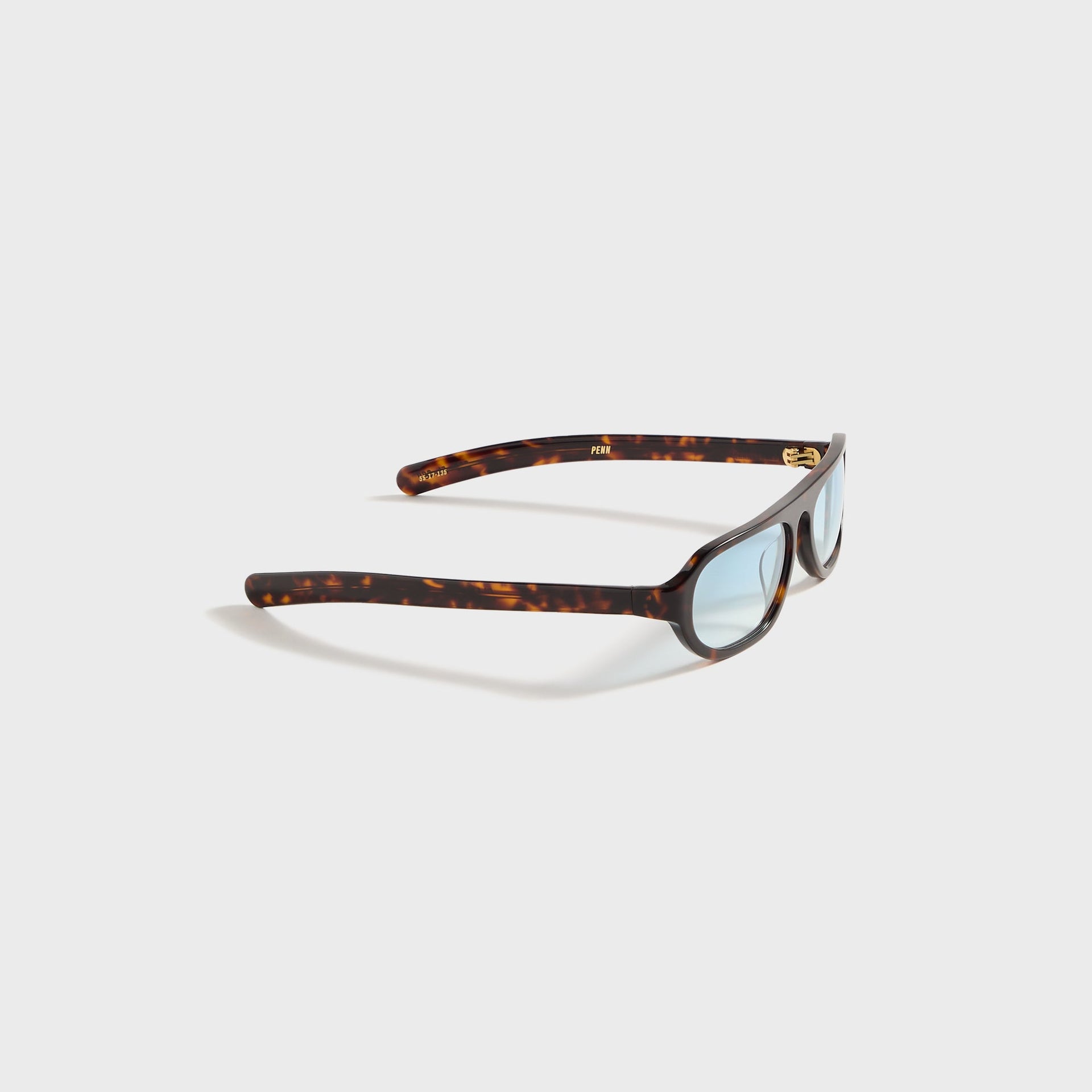 Flatlist Penn in Dark Tortoise / Blue Gradient Lens