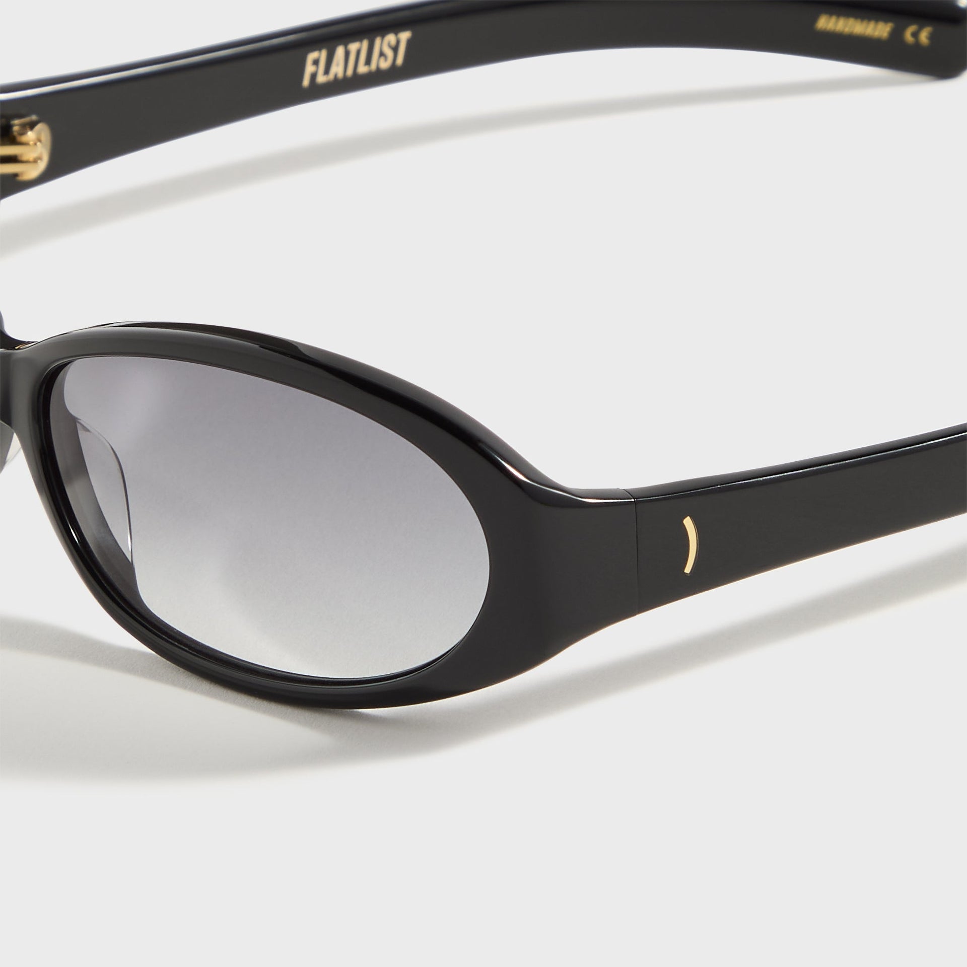 Flatlist Opel Sunglasses - Solid Black / Solid Black Lens