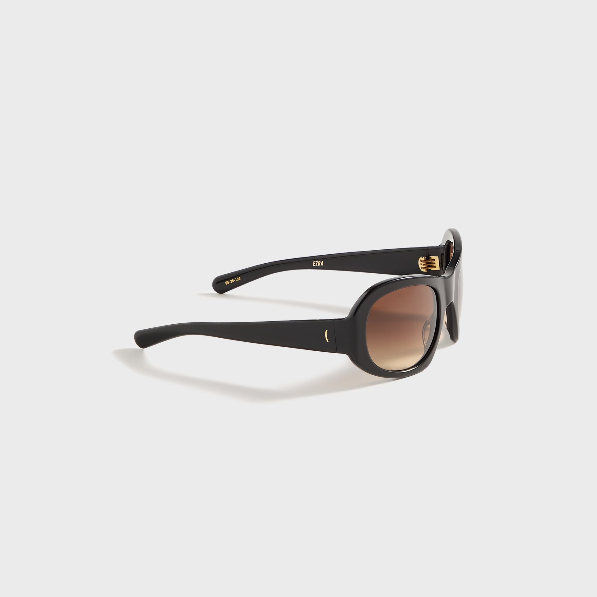 Flatlist Ezra in Solid Black / Brown Gradient Lens