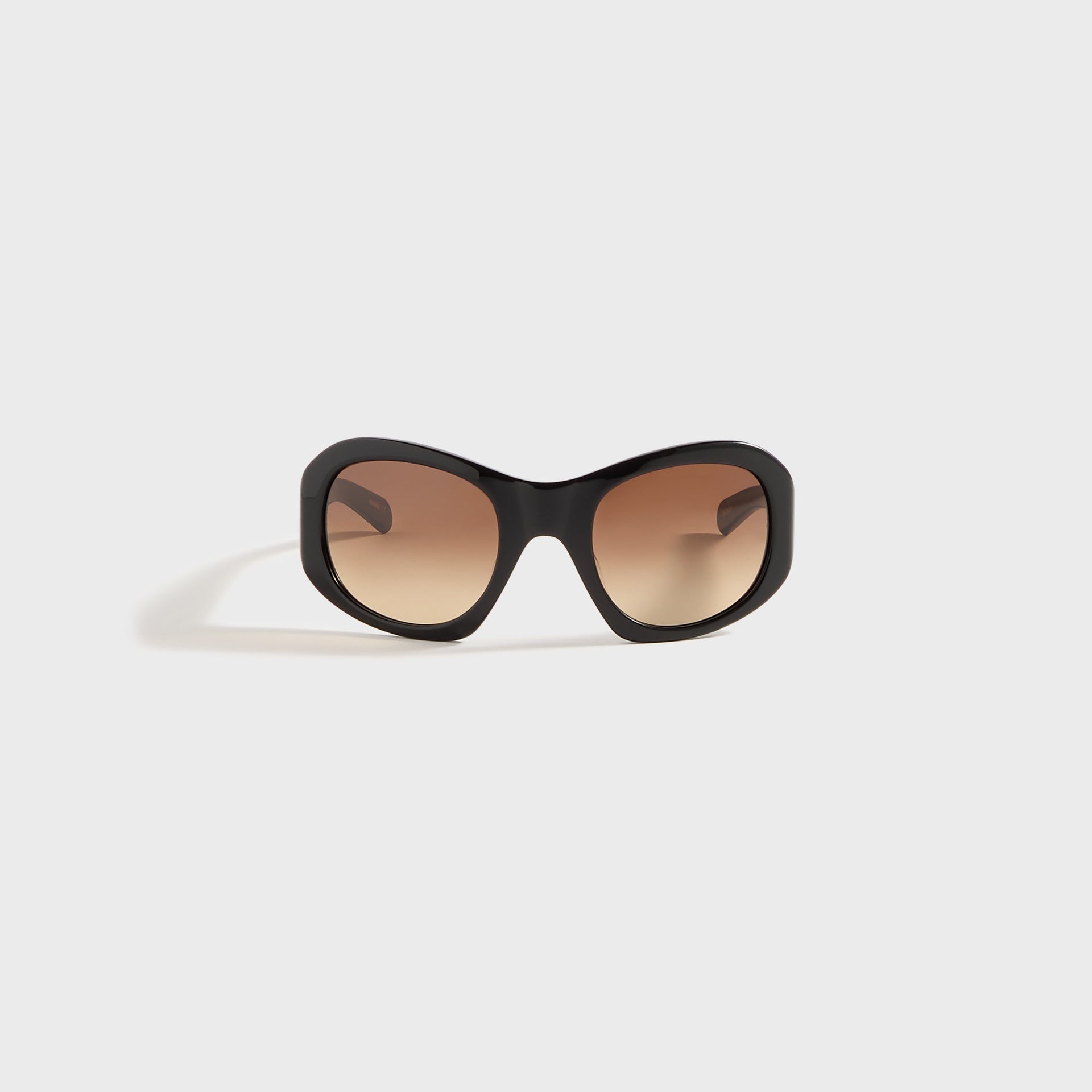 Flatlist Ezra in Solid Black / Brown Gradient Lens