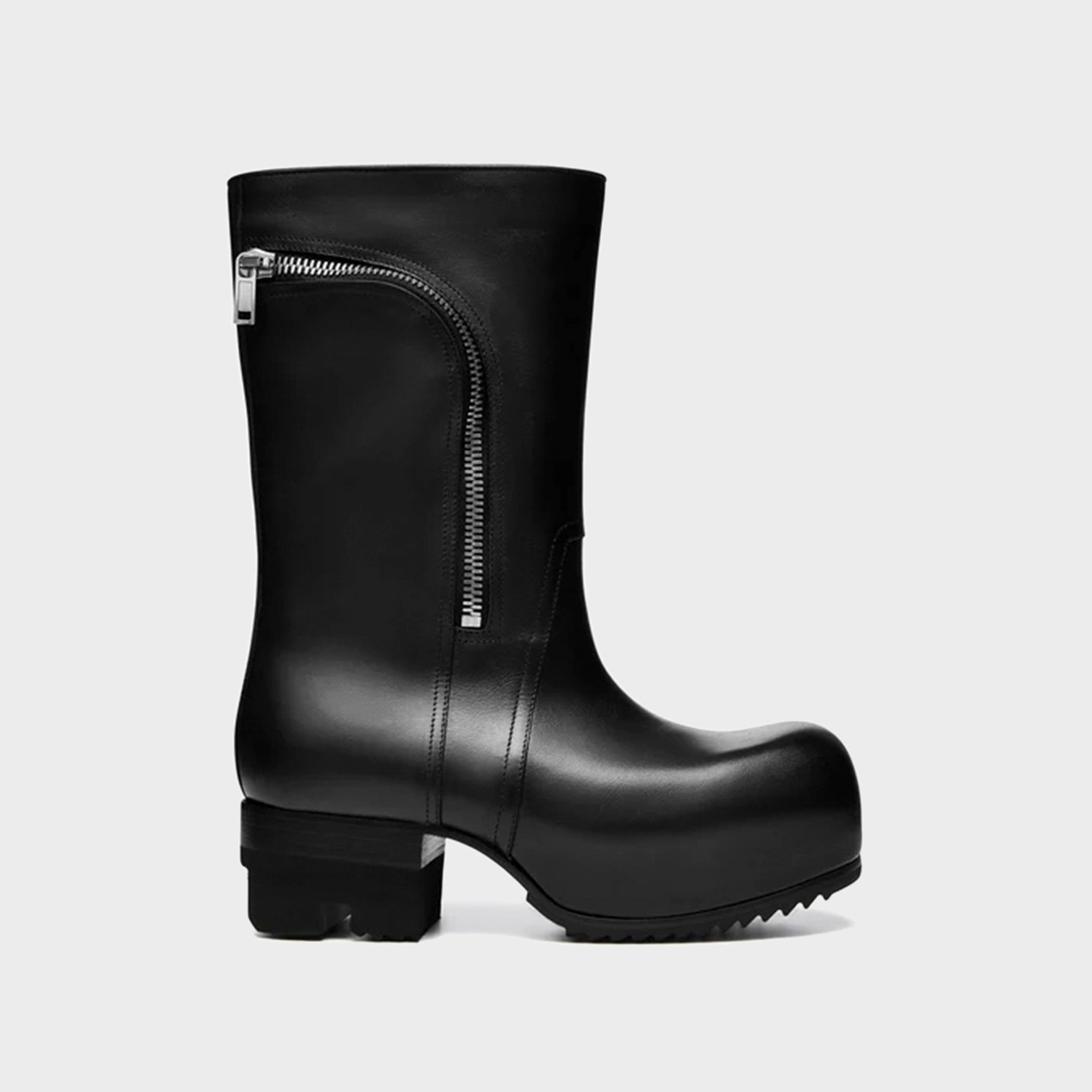 Rick Owens Bauhaus Ballast Pull on Stivali - Pelle Black