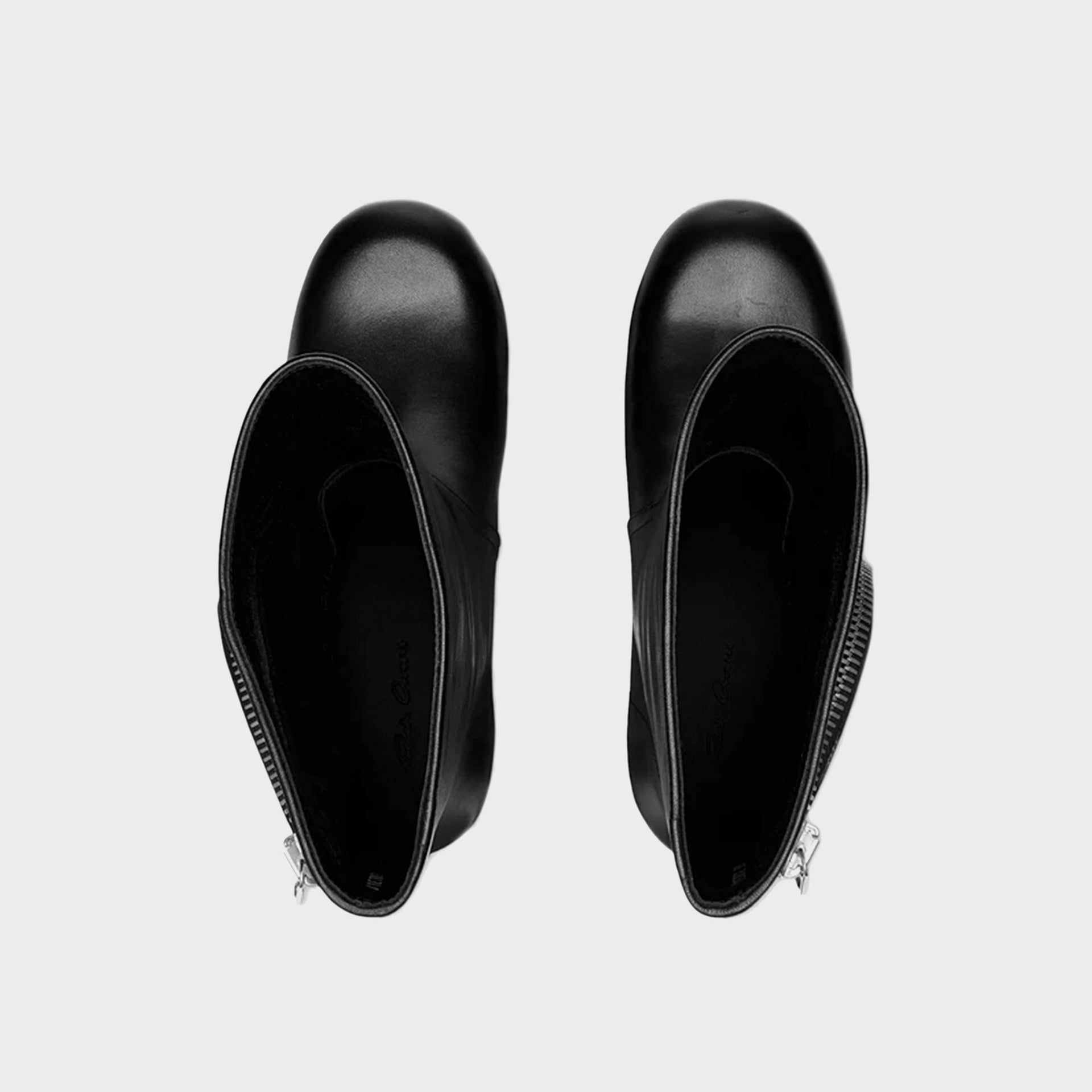 Rick Owens Bauhaus Ballast Pull on Stivali - Pelle Black