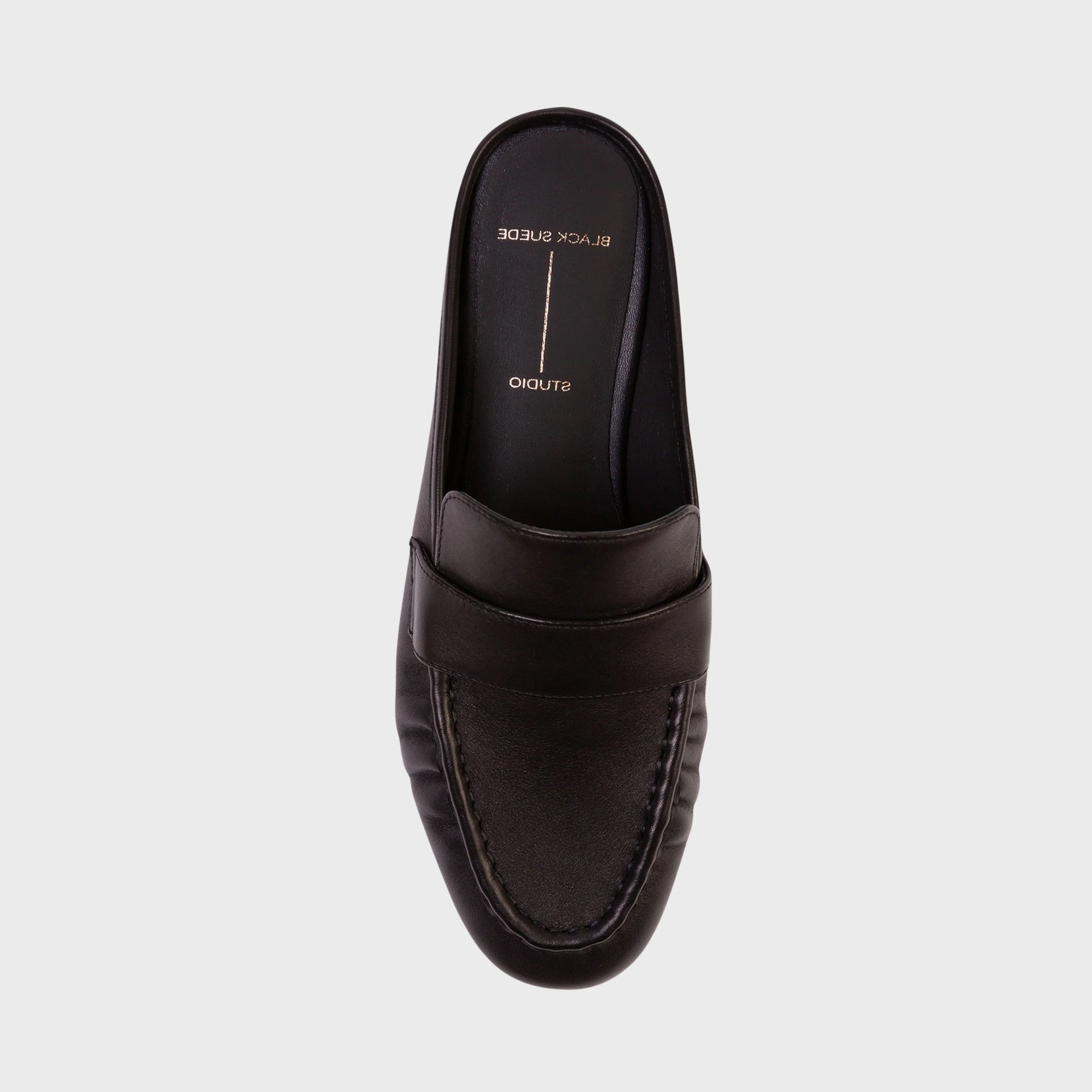Black Suede Studio Gabby Loafers - Black