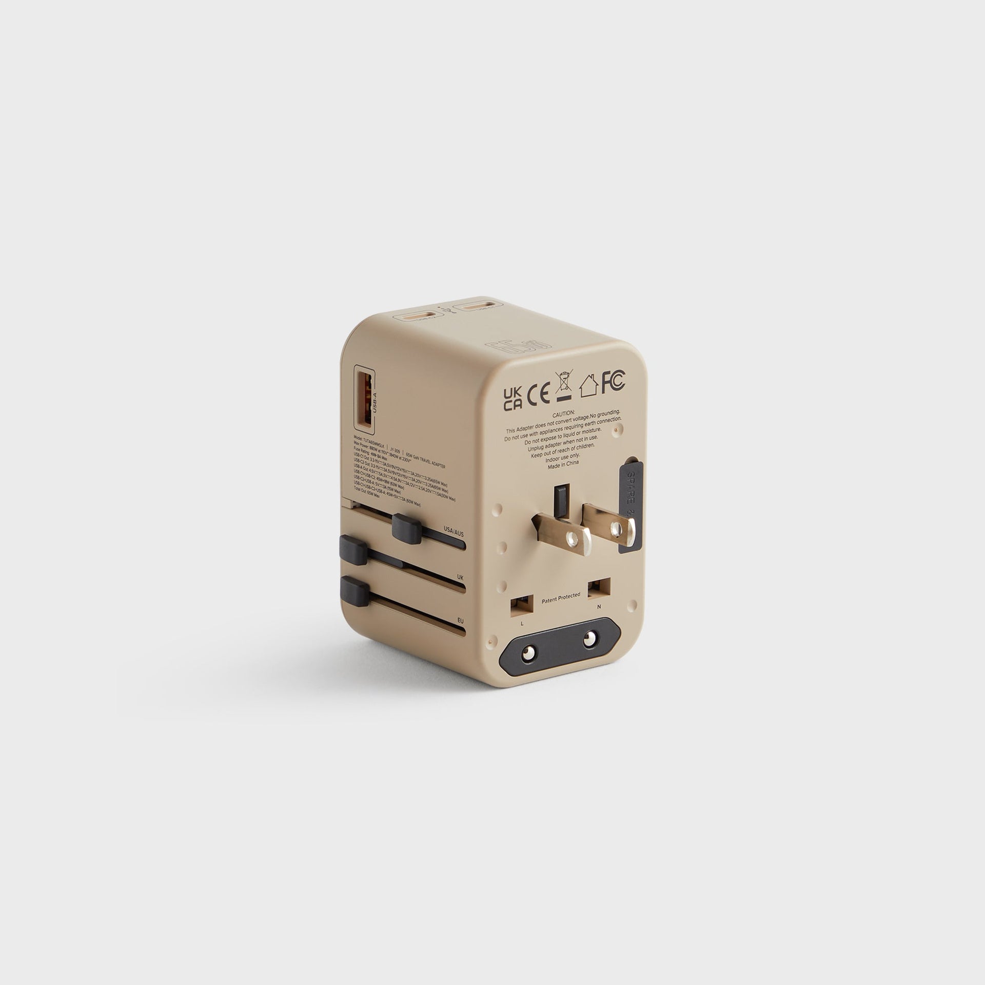 Kith for TUMI 65W Universal Power Adapter - Quicksand
