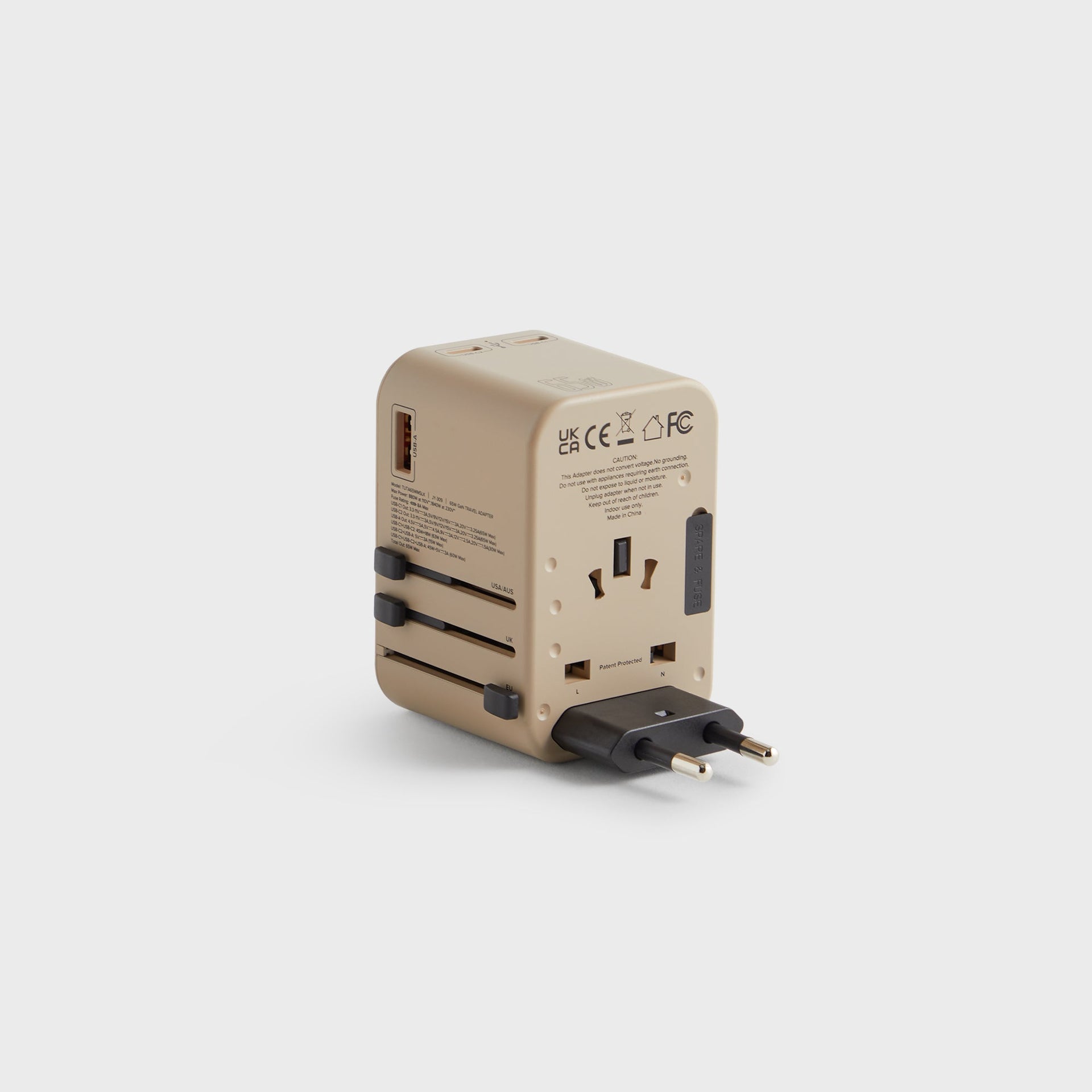 Kith for TUMI 65W Universal Power Adapter - Quicksand
