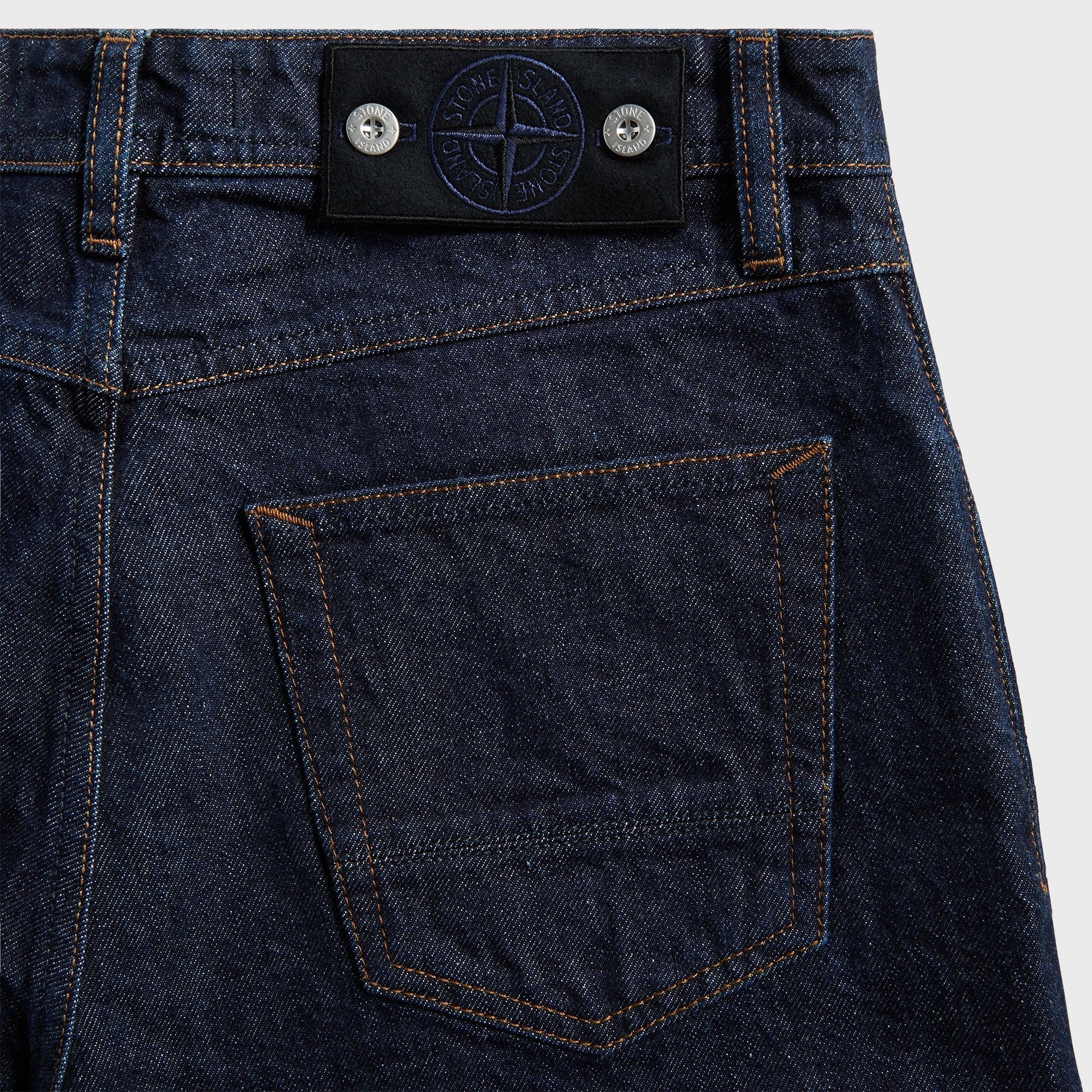 Stone Island Broken Twill Cotton Old Effect Pants - Blue