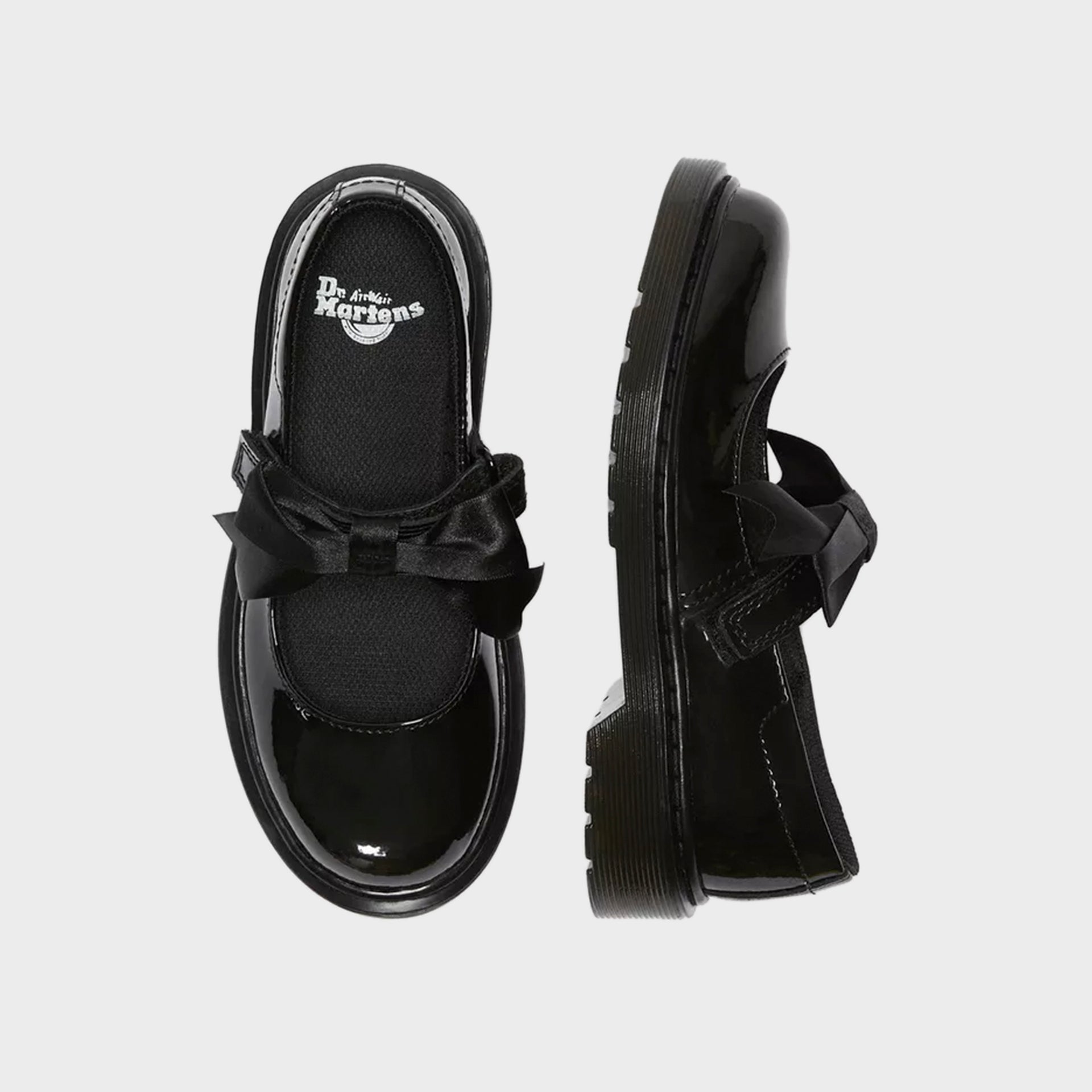 Dr. Martens Kids Maccy II Patent Leather - Black