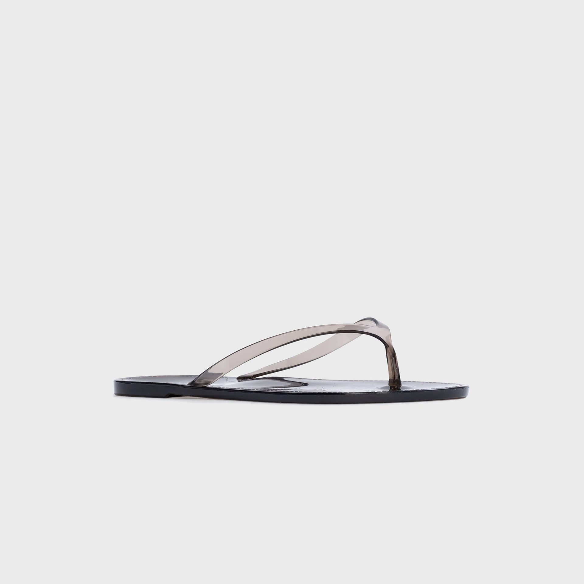 Black Suede Studio Crystal Sandal - Black