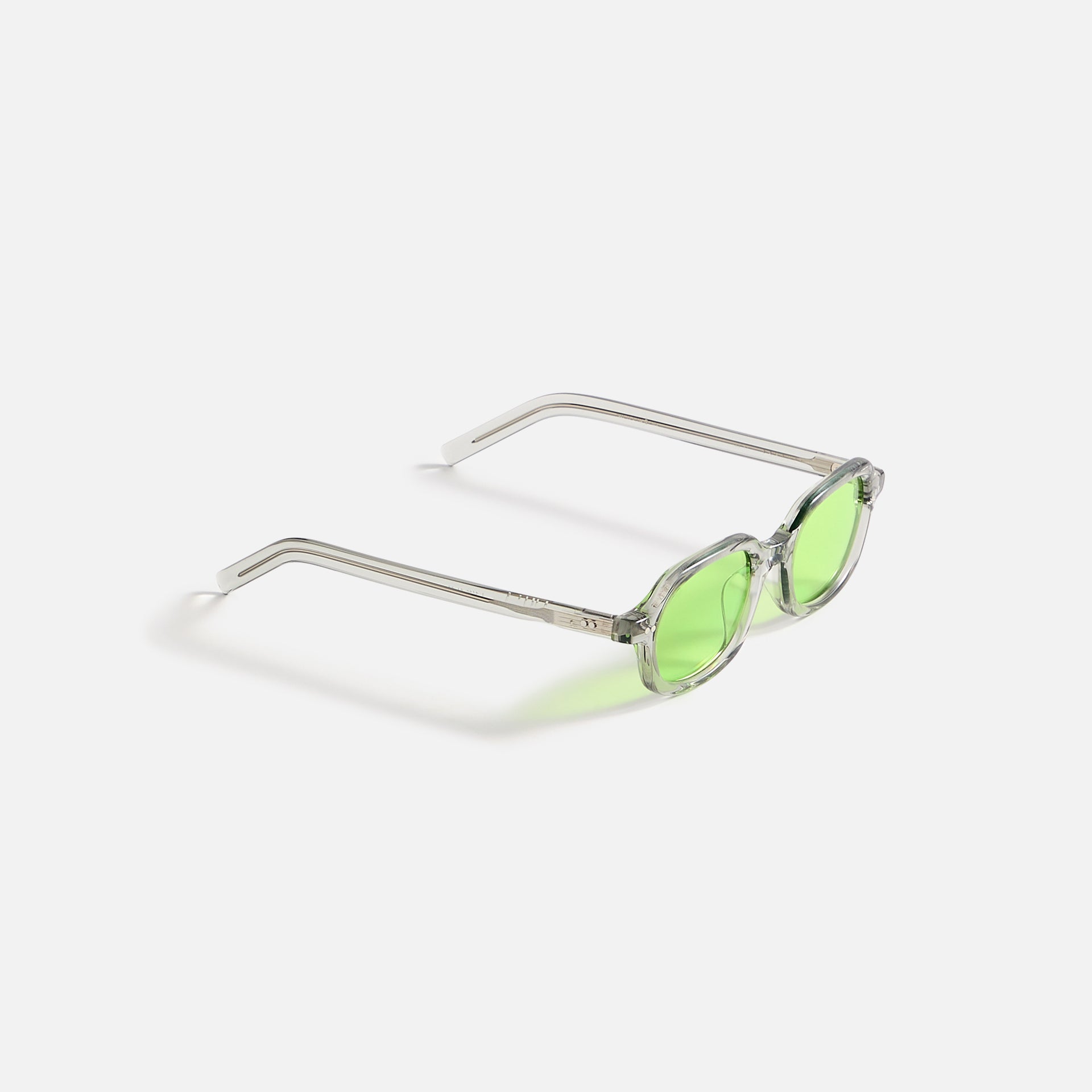 AKILA Psyche Sunglasses in Grey / Apple Green