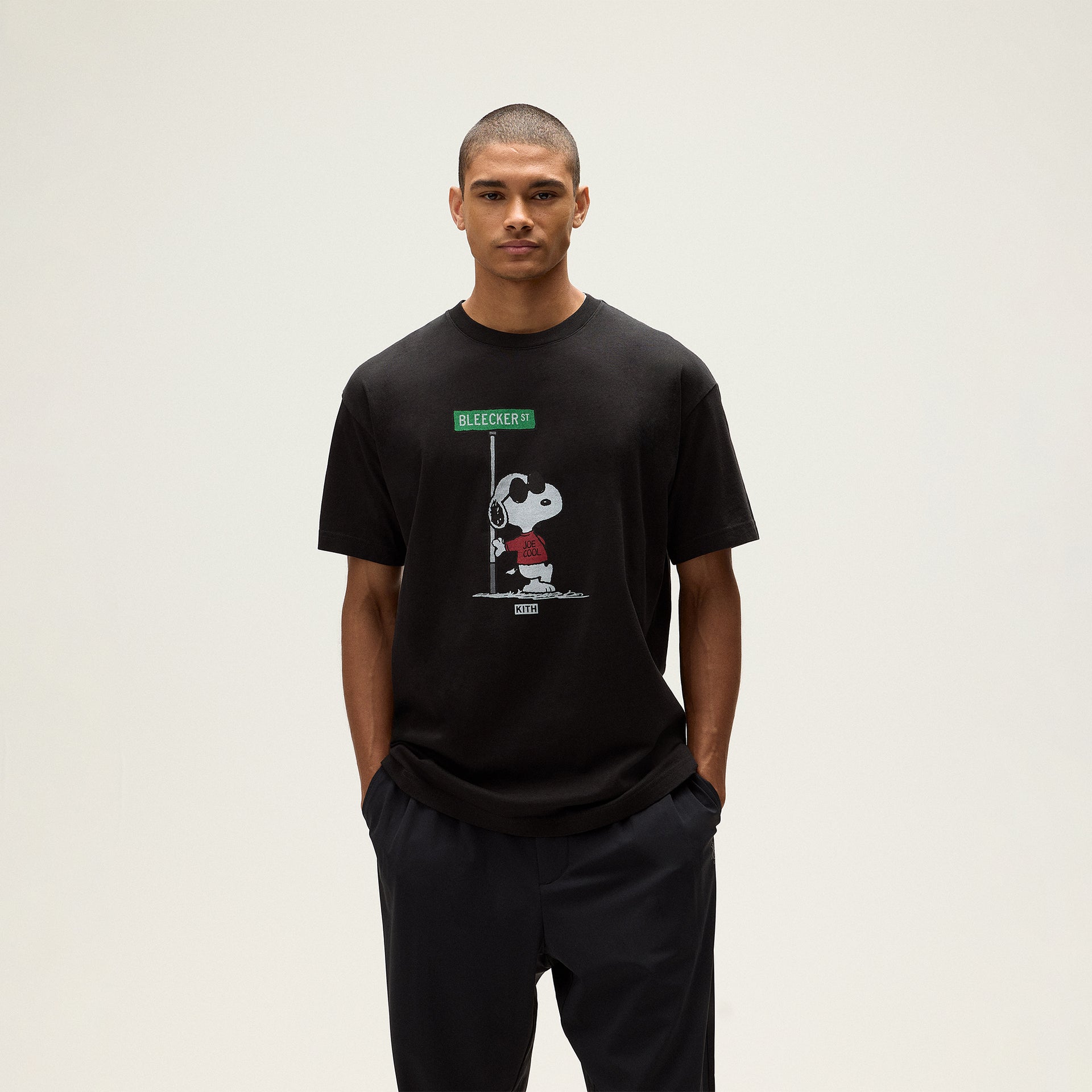 Kith for Peanuts Joe Cool Street Tee - Black