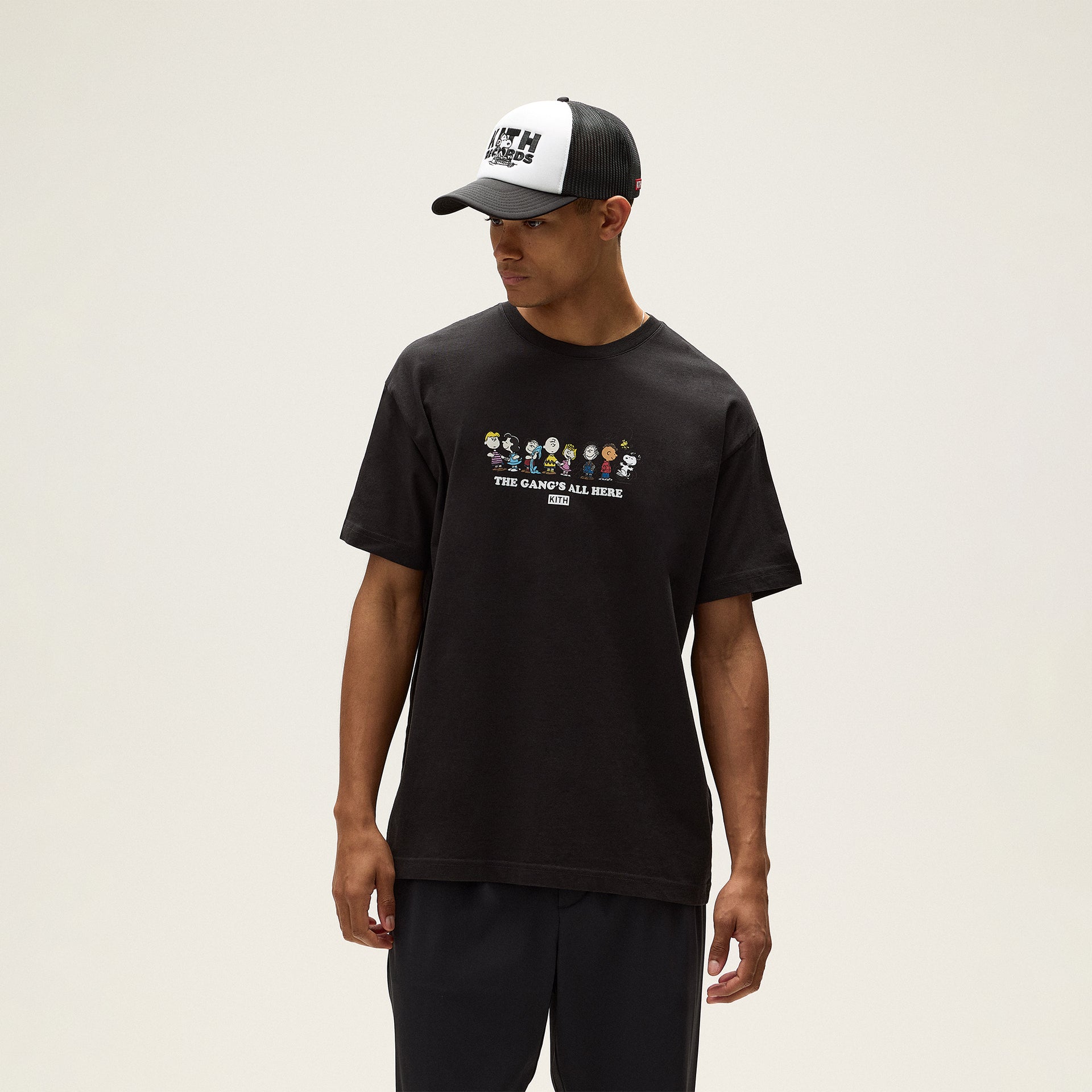 Kith for Peanuts Gang's All Here Tee - Black