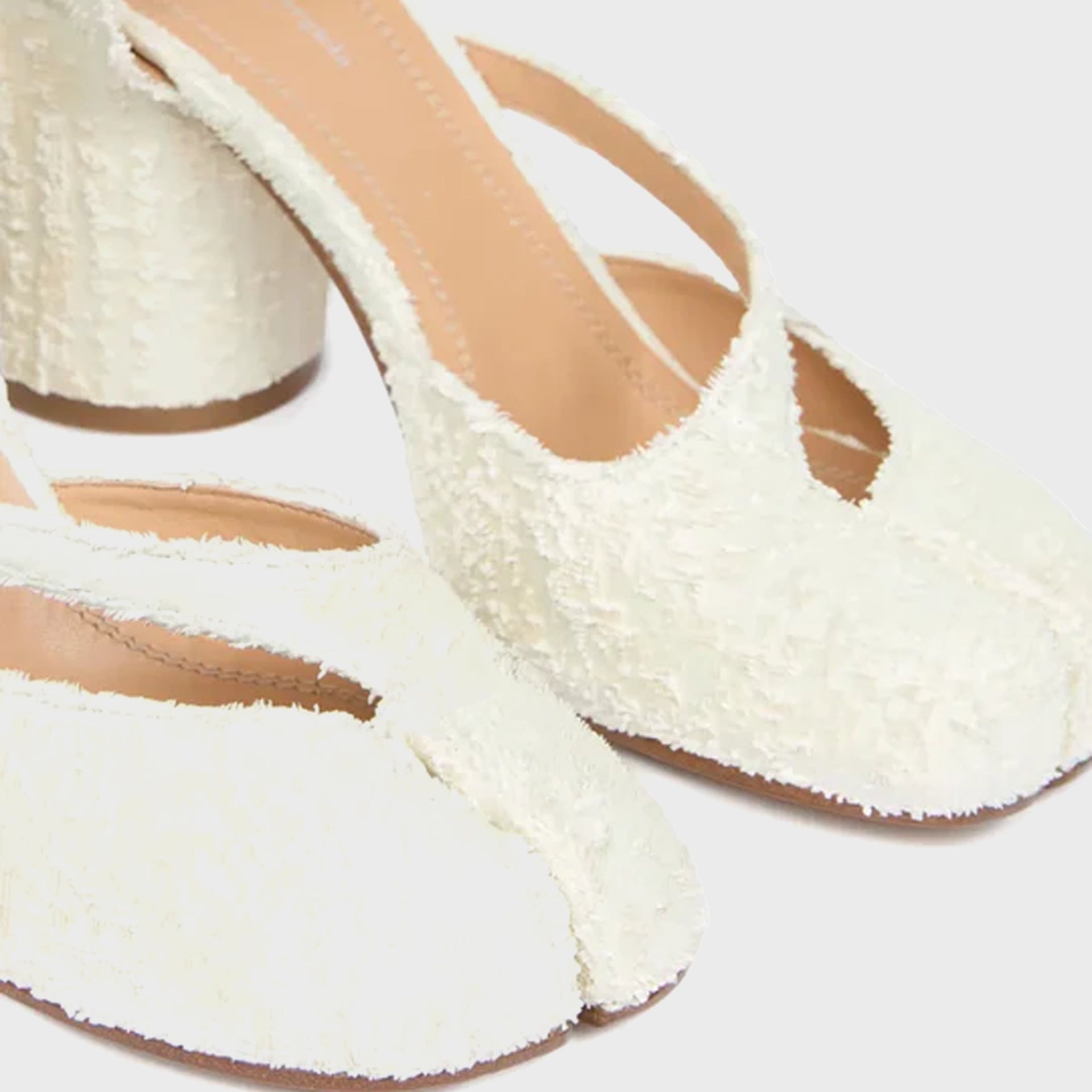 Maison Margiela Sandal Pump H80 - White Pearly