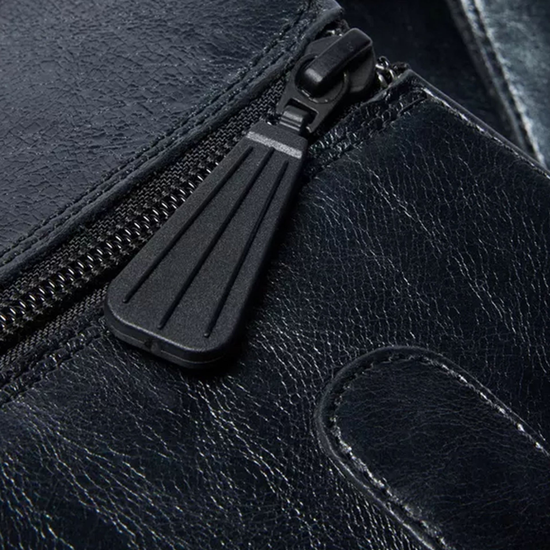 Dr. Martens Buzz Hi Tall Eclipse Leather Boots - Black