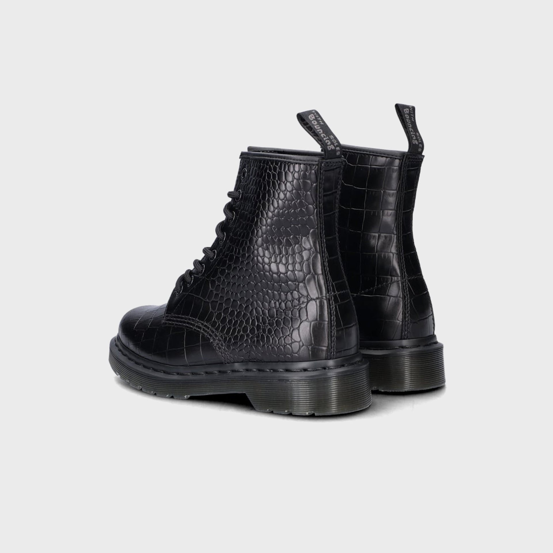 DR. MARTENS Analine Croc Emboss 1460 Pascal - Black