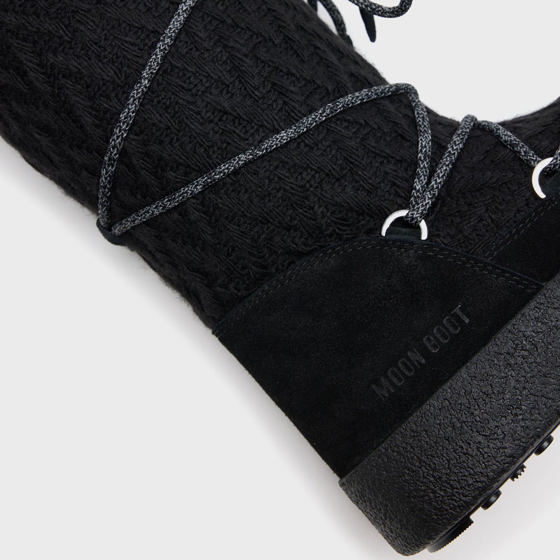 Moon Boot x Guest In Residence WMNS Knit No Lace Boots - Black