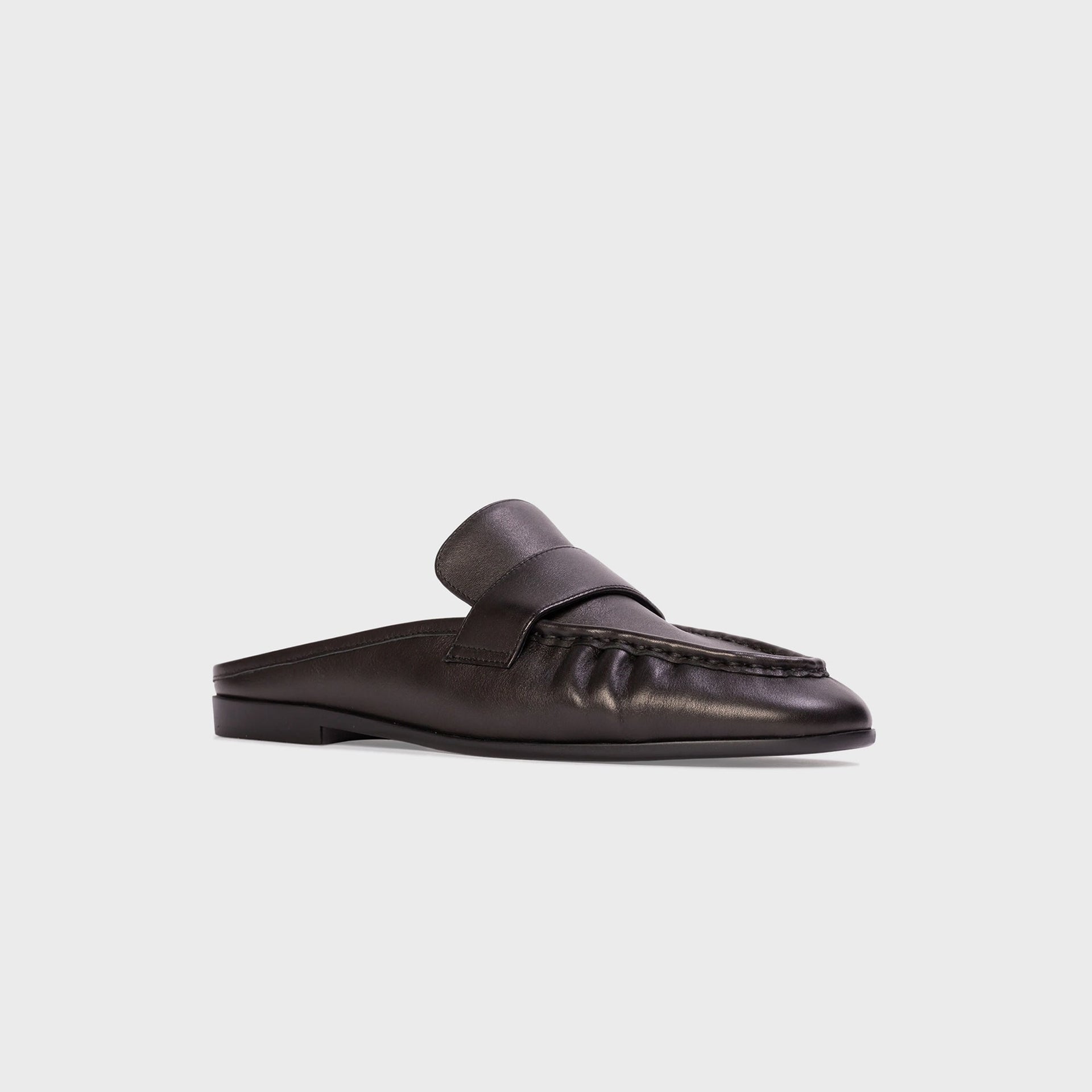 Black Suede Studio Gabby Loafers - Black
