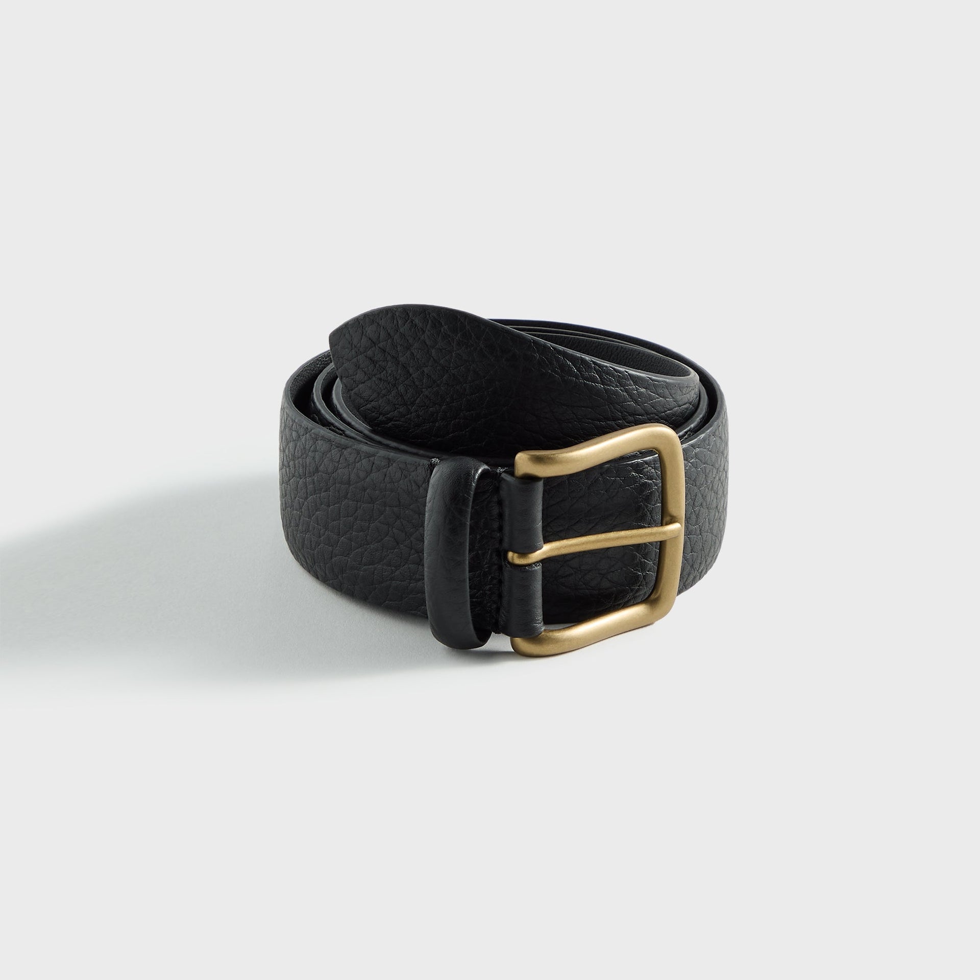 Anderson's Full Grain Calf Leather Belt - Black