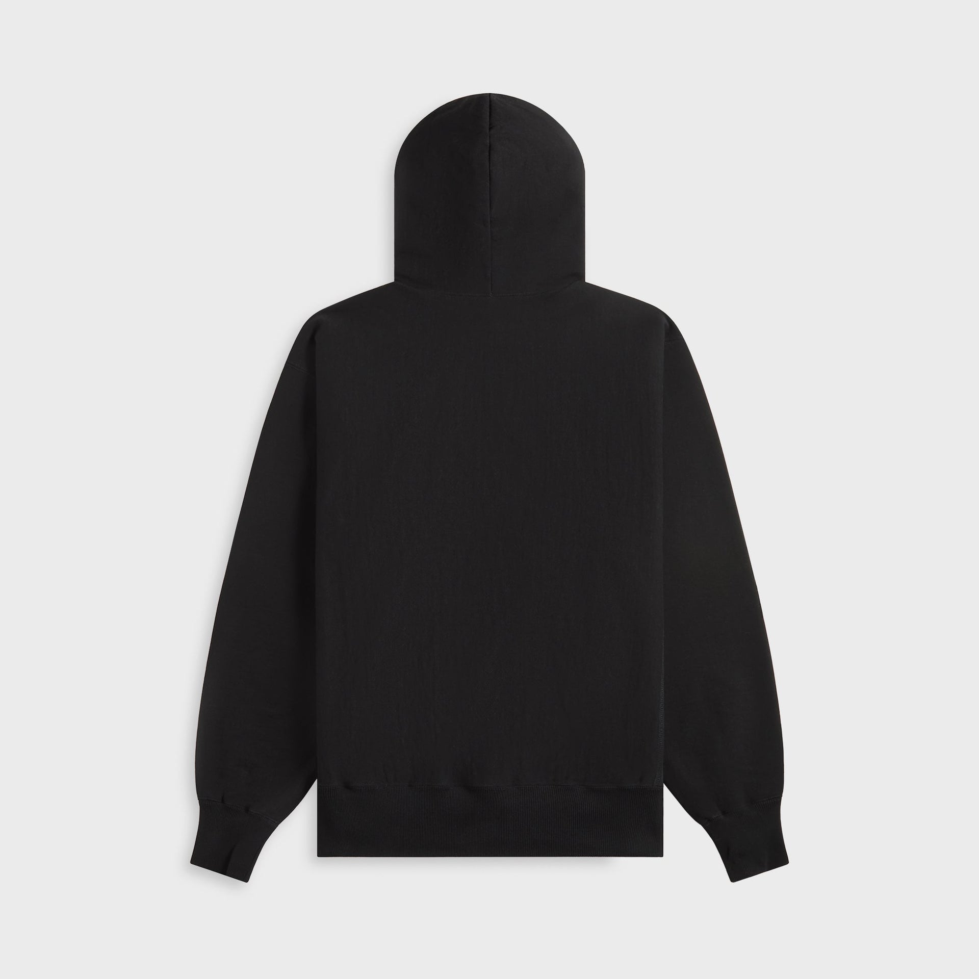 Auralee Smooth Soft BD Sweat P/O Parka in Black