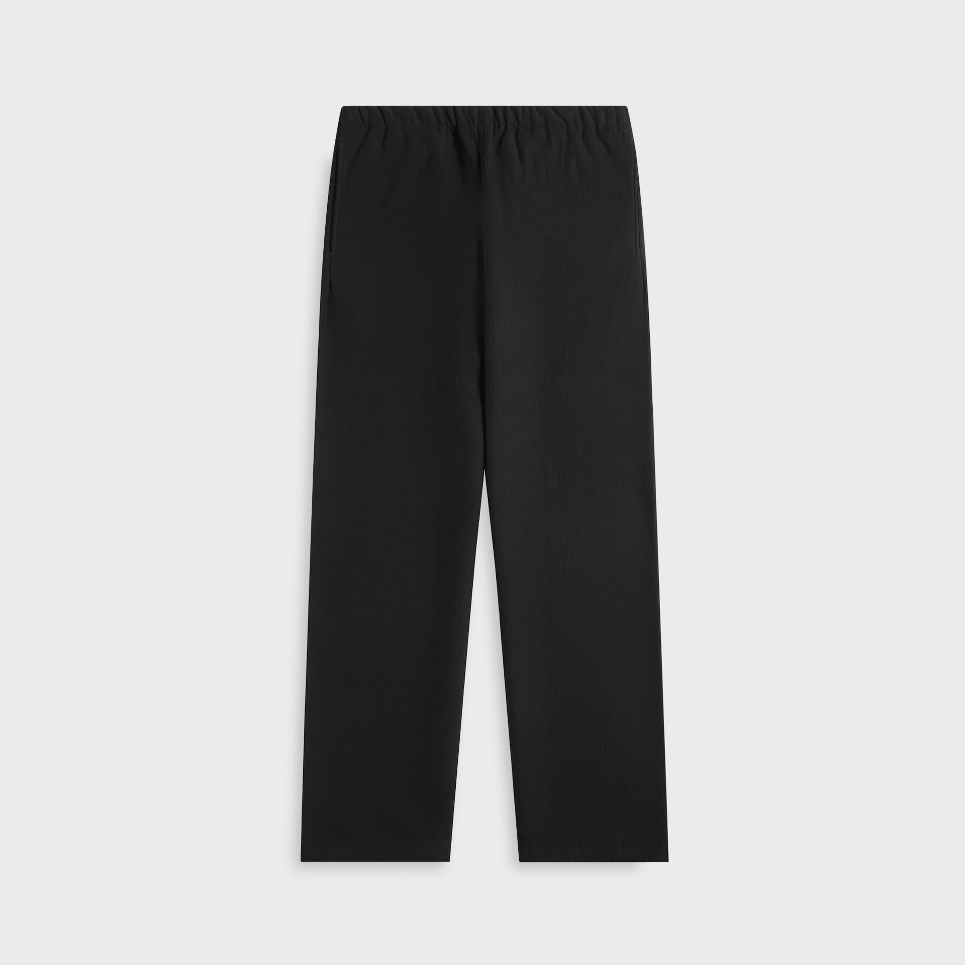 Auralee Smooth Soft BD Sweat Pant in Black
