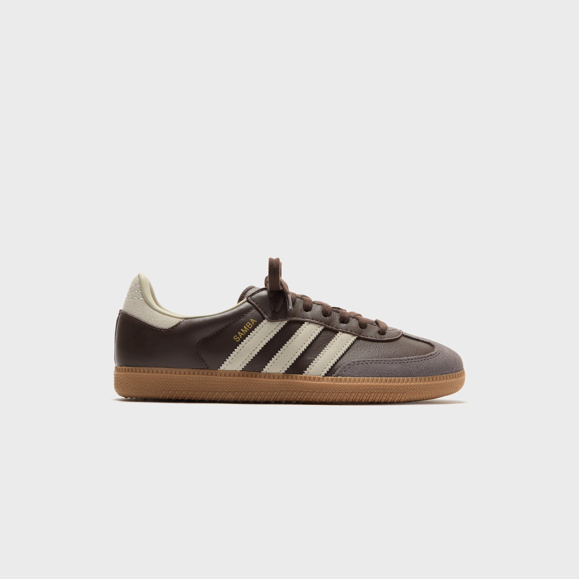 adidas Samba OG - Brown / Putty Grey / Gold Metallic