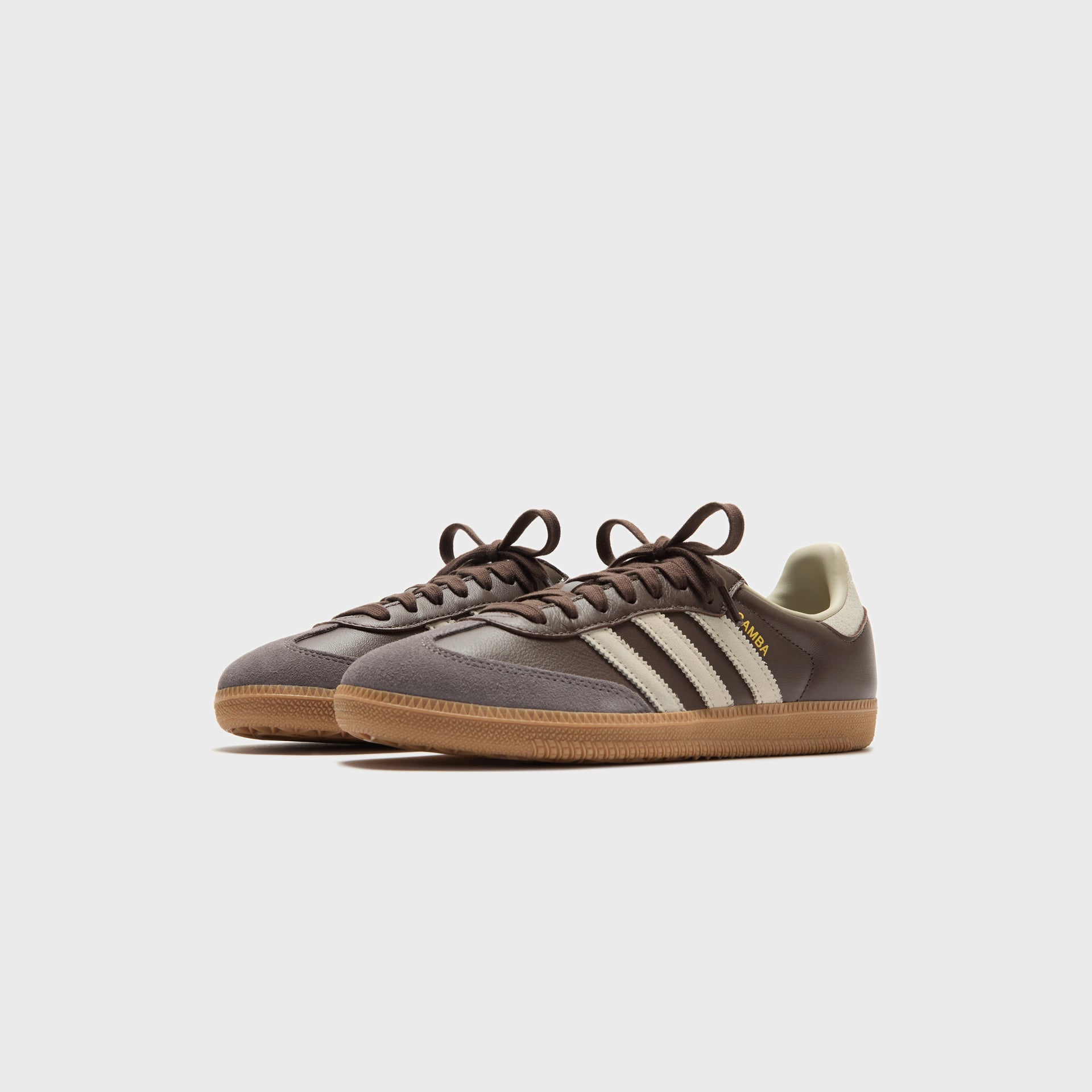 adidas Samba OG - Brown / Putty Grey / Gold Metallic