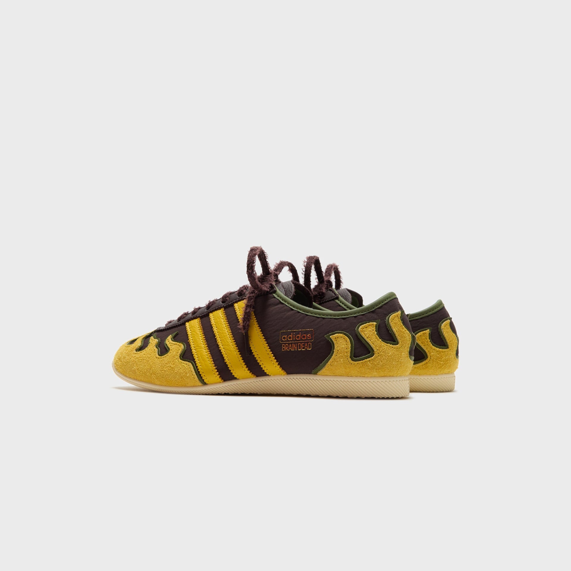 adidas x Brain Dead Japan Lo Shadow - Brown / Hazy Yellow / Off White