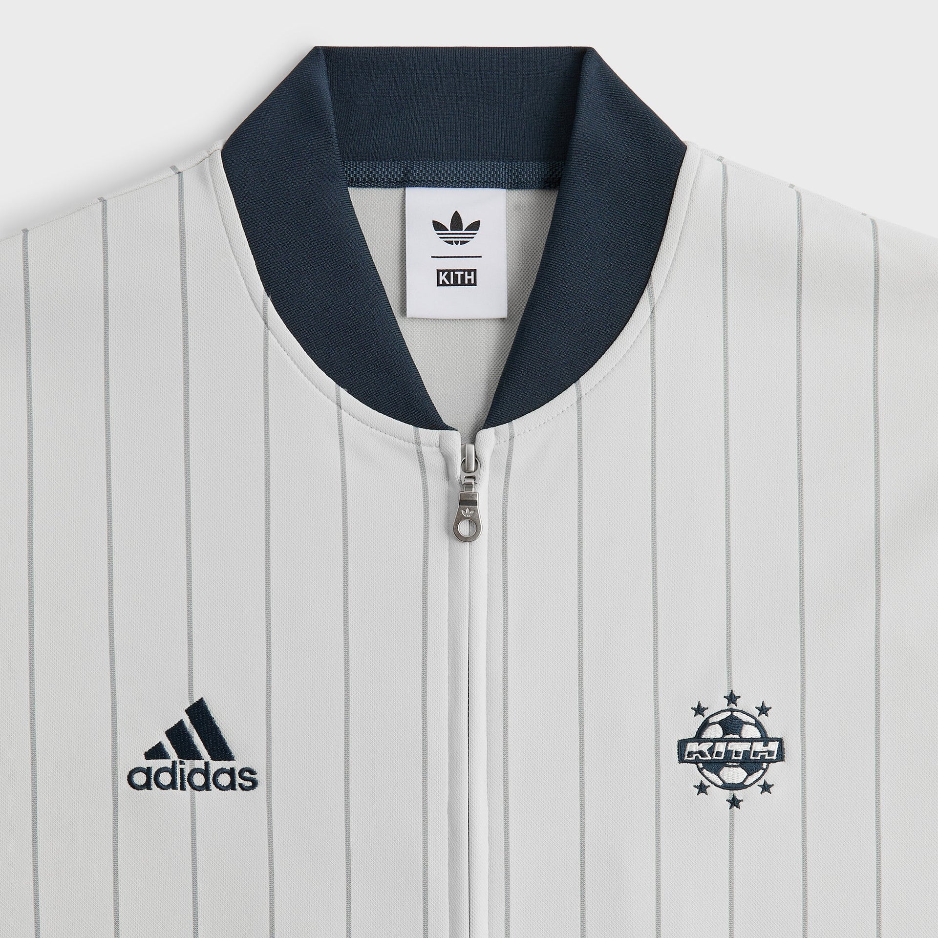 Kith for adidas Football Pinstripe Jersey - White
