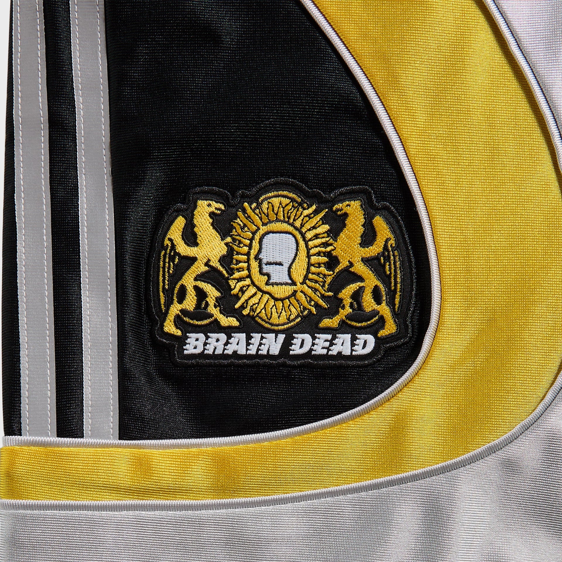 adidas x Brain Dead Soccer Short - Silver Metallic