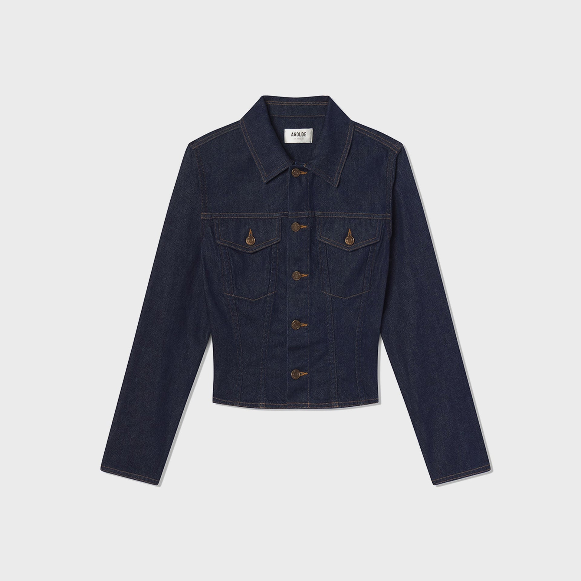 Agolde Contoured Jacket in Rinse