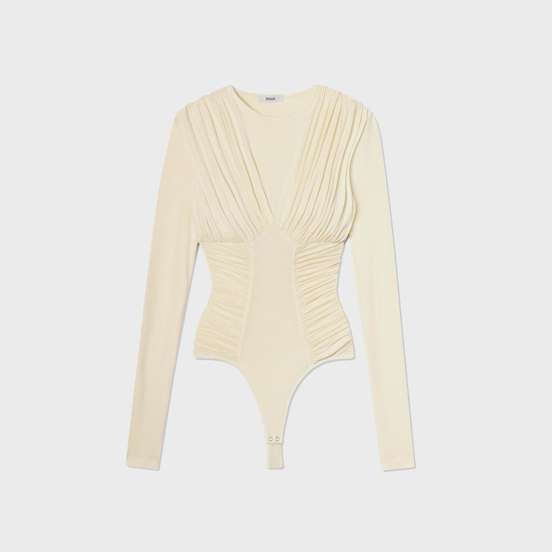 Agolde Abbi Bodysuit - Oat Milk