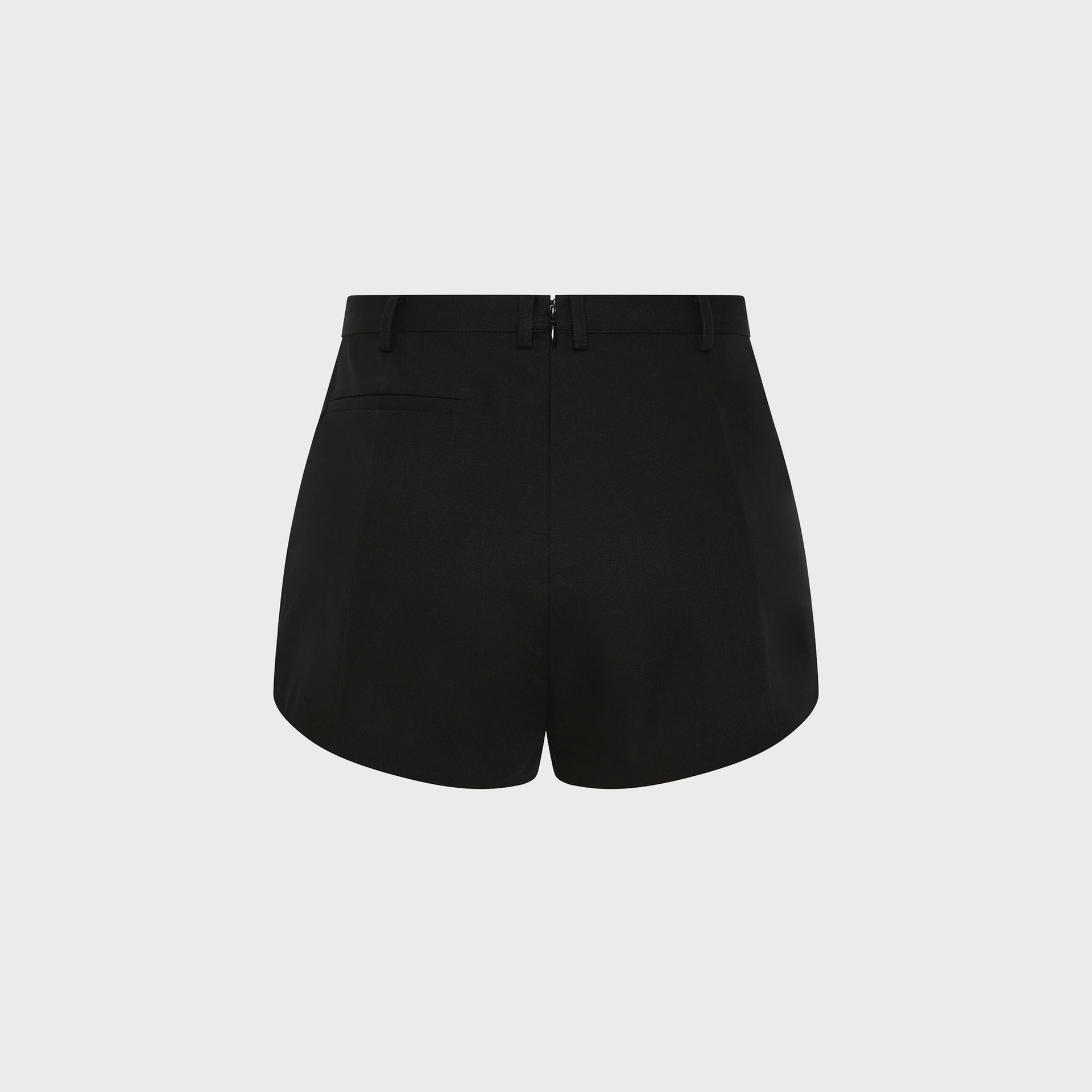 St. Agni Wool Tailored Mini Short - Black