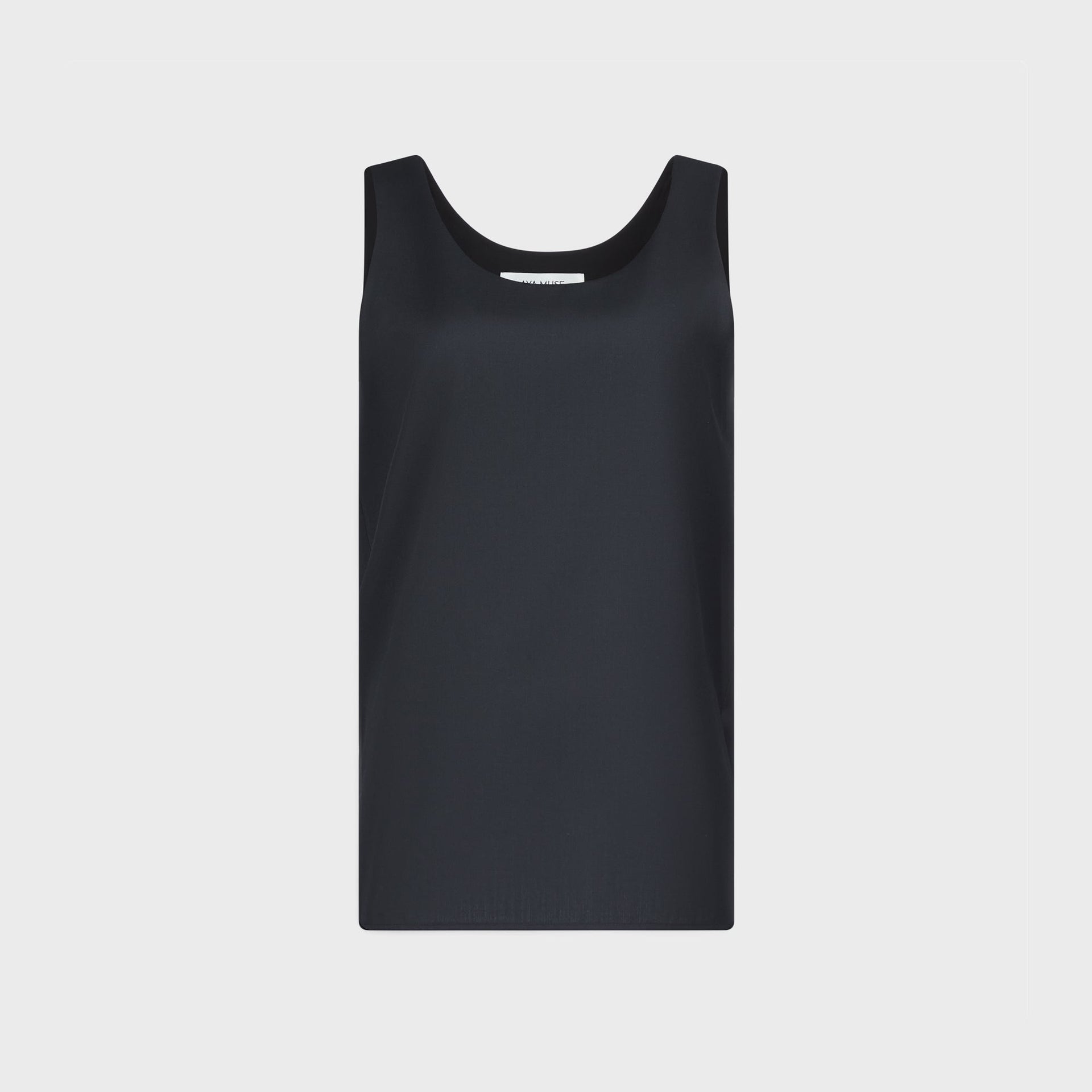 Aya Muse Fay Tailored Tank - Black