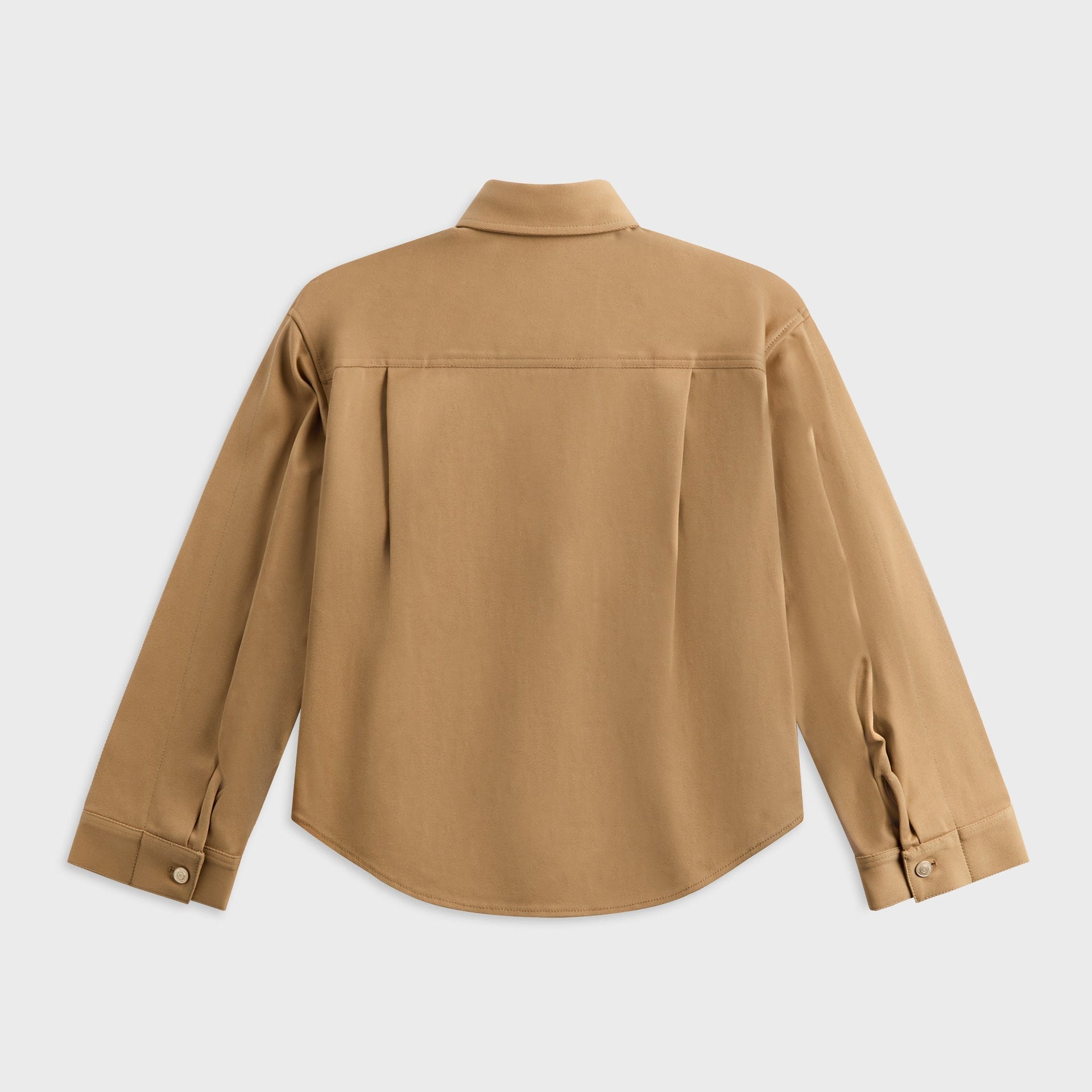 anOnlyChild Oversized Button Down Shirt - Camel