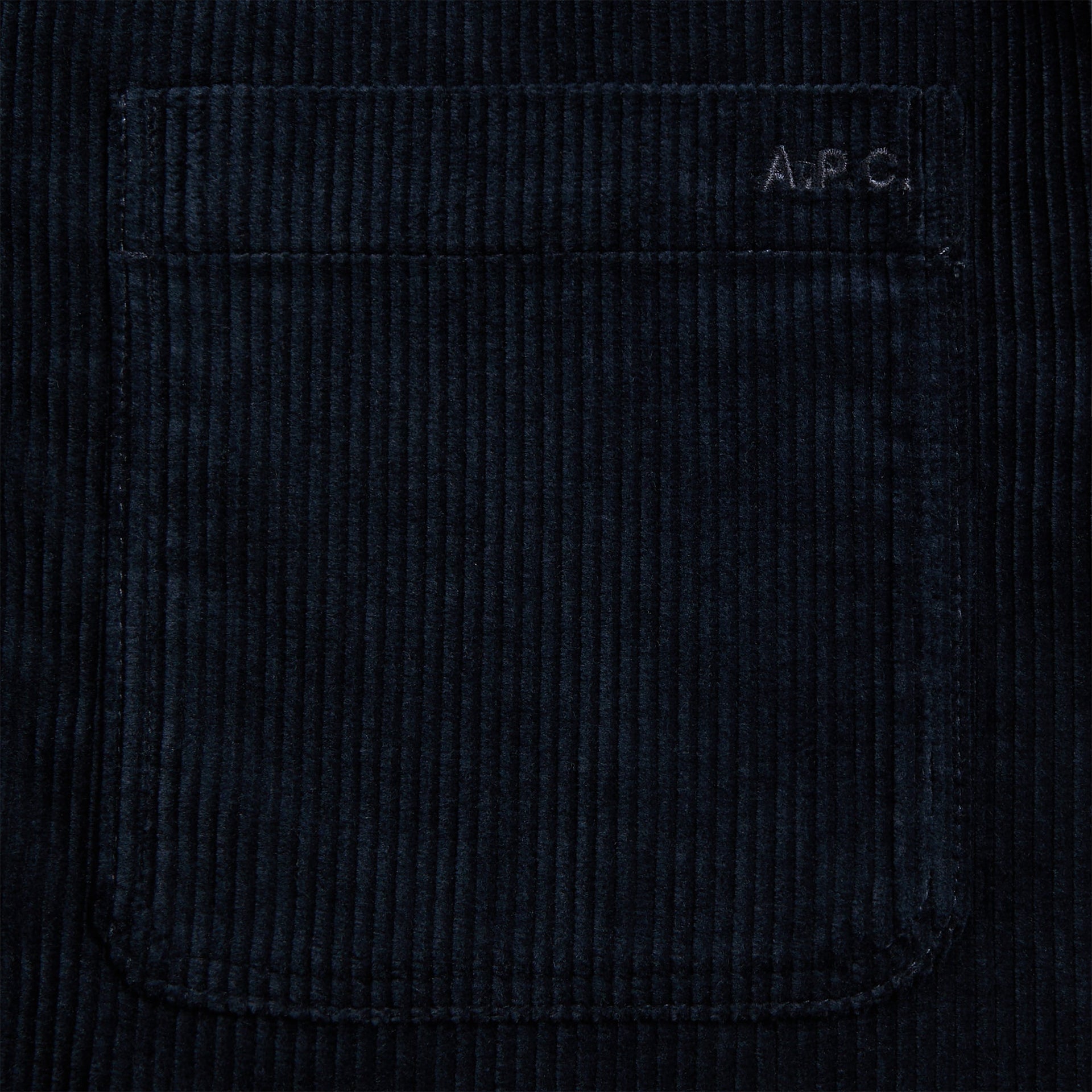 A.P.C. Surchemise Leon Overshirt in Iak Dark Navy