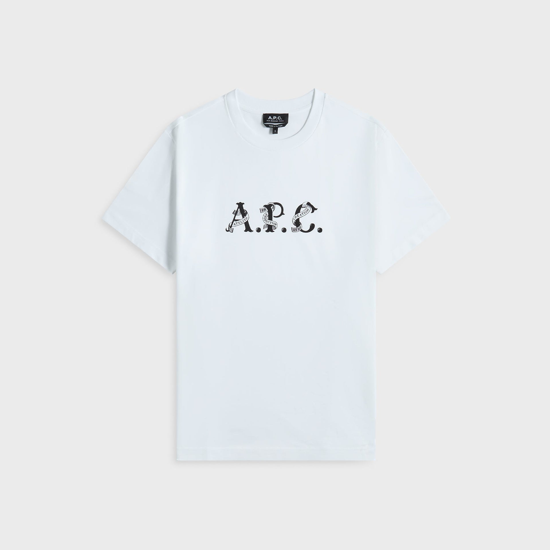 A.P.C. Tee Hugo Jersey in Aab White