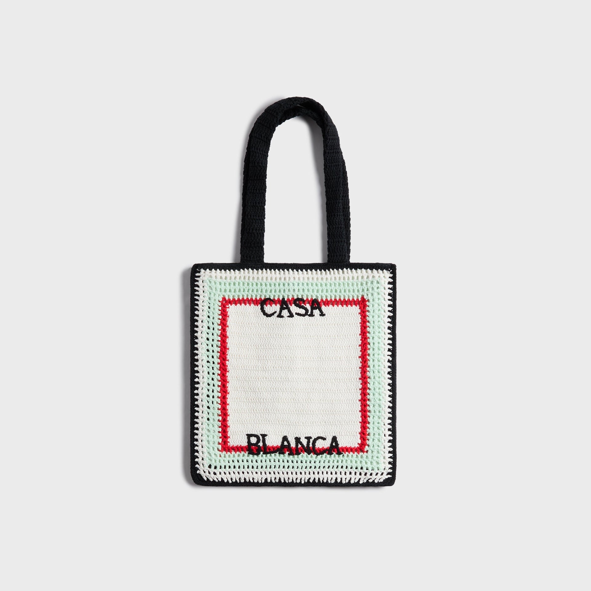 Casablanca Crochet Bag in White