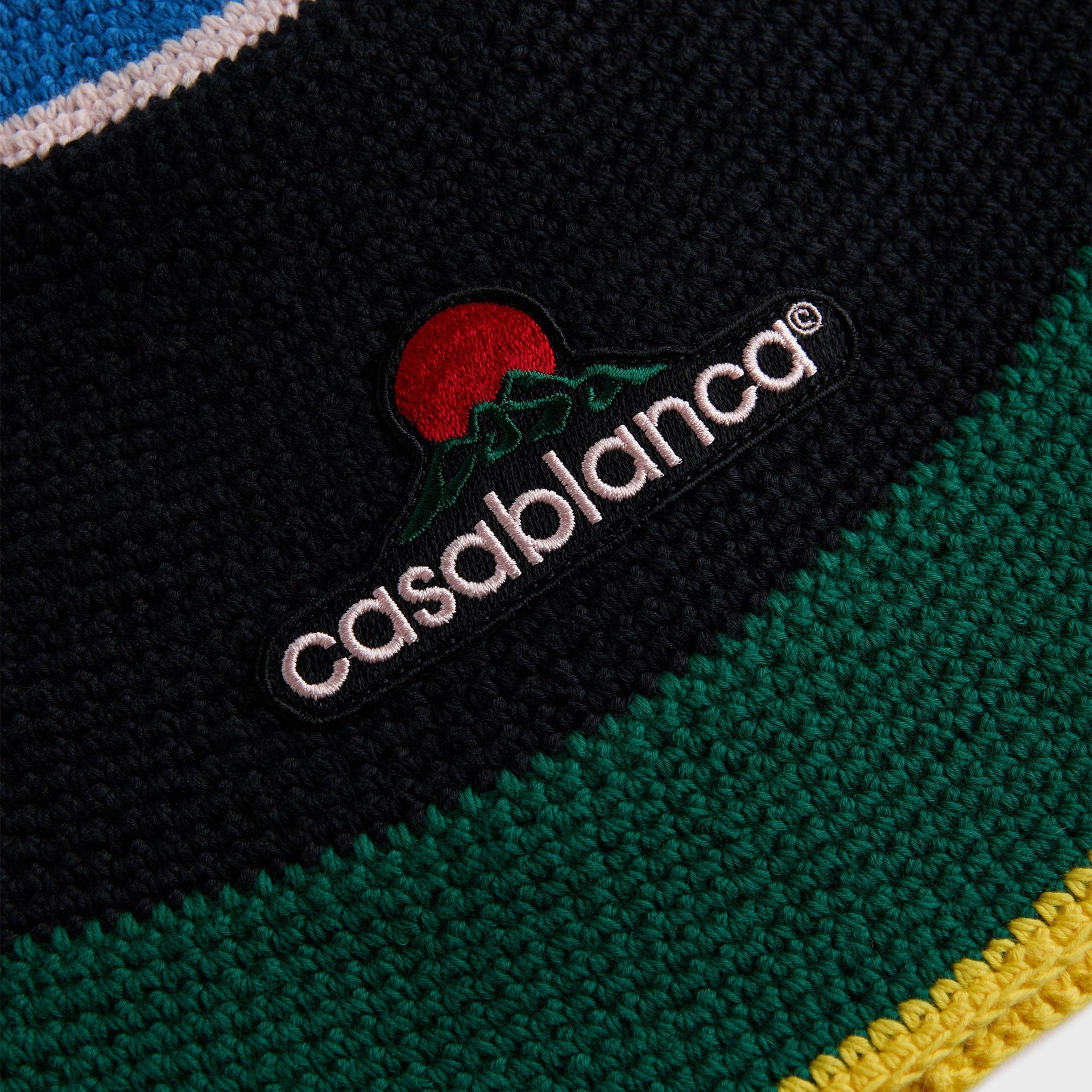 Casablanca Crochet Hat in Black