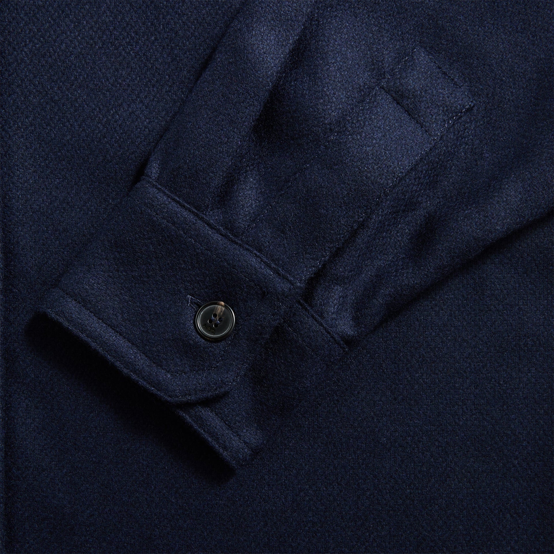 A.P.C. Surchemise Bernardo (Fr) Overshirt in Pia Heather Marine