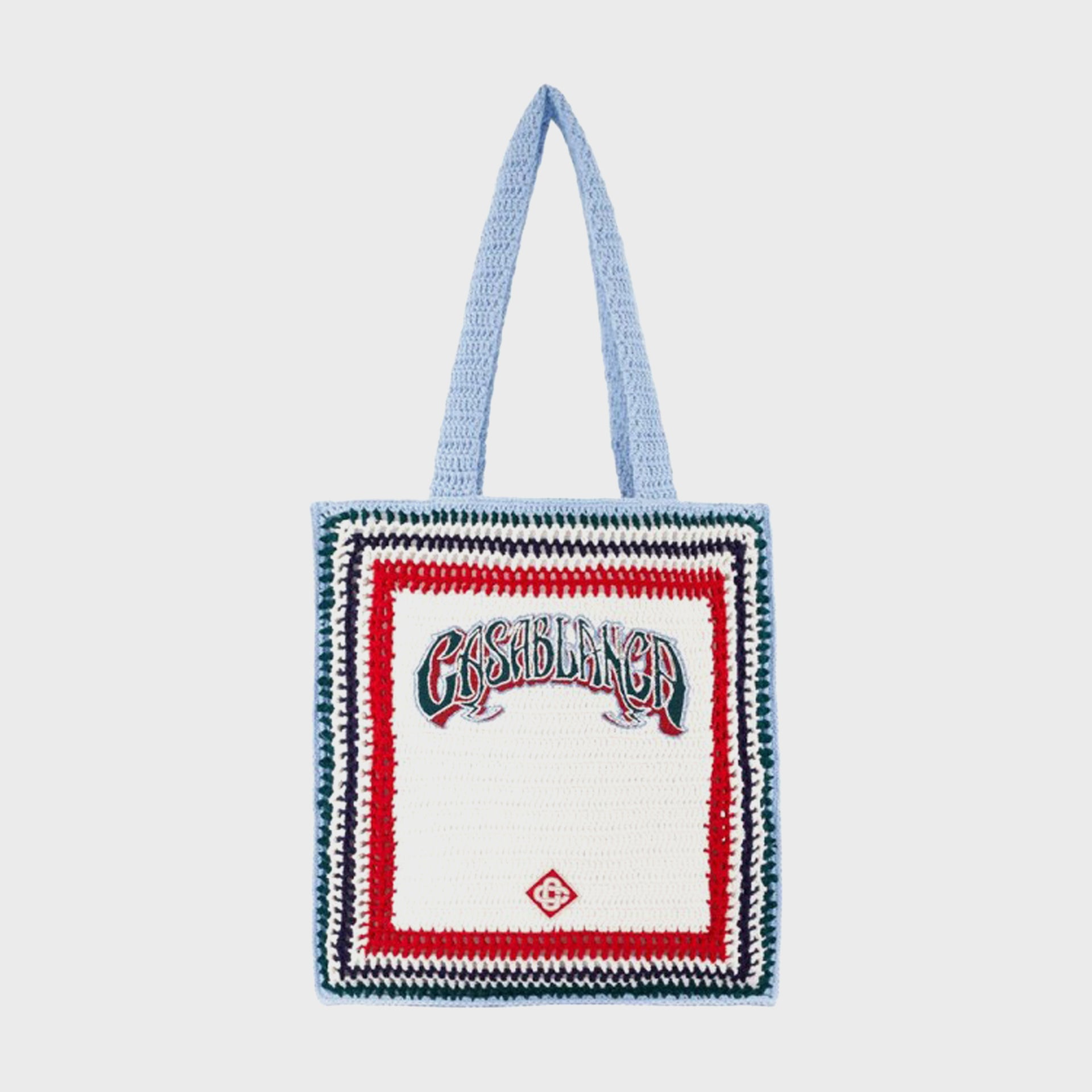 Casablanca Large Crochet Bag - White