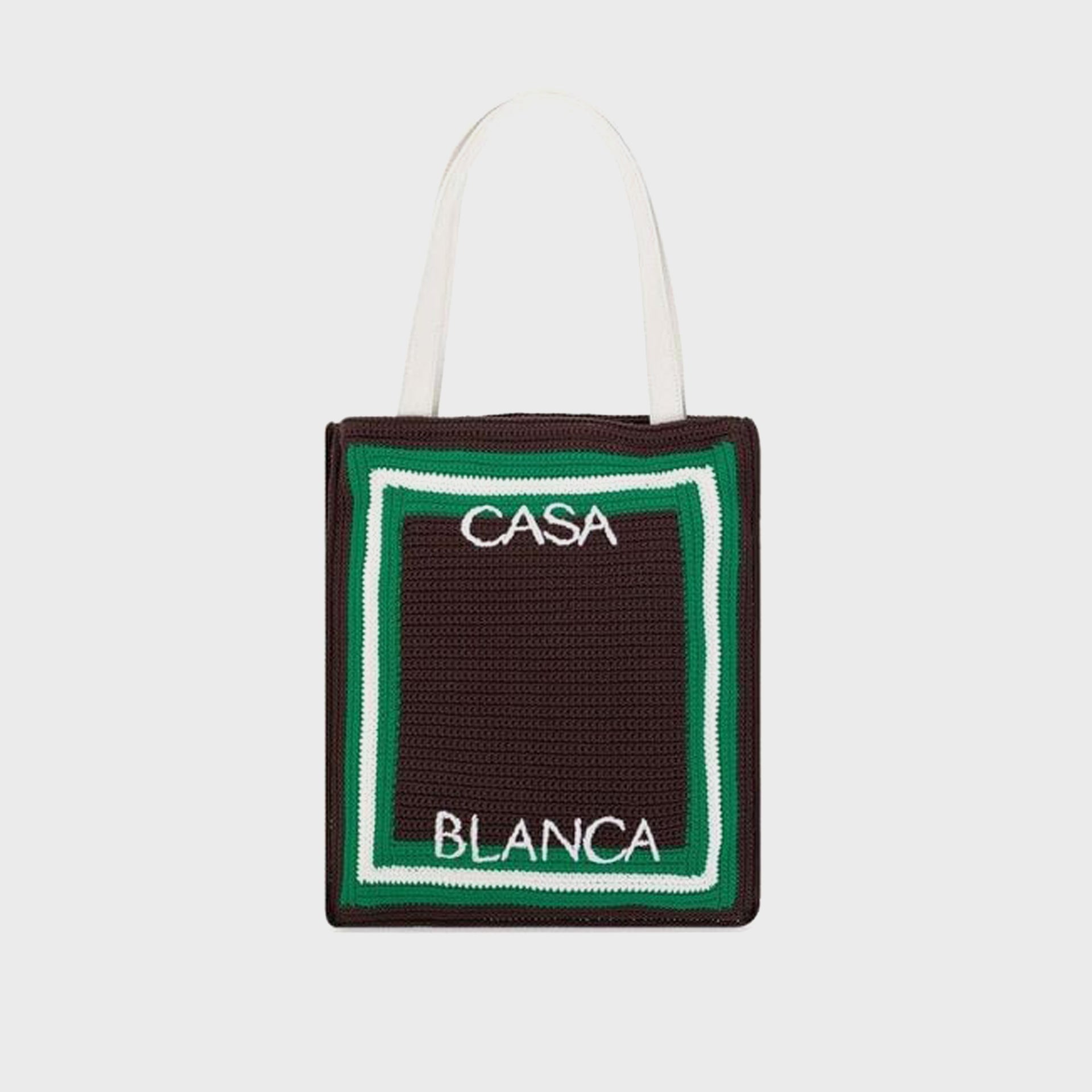 Casablanca Crochet Bag - Brown