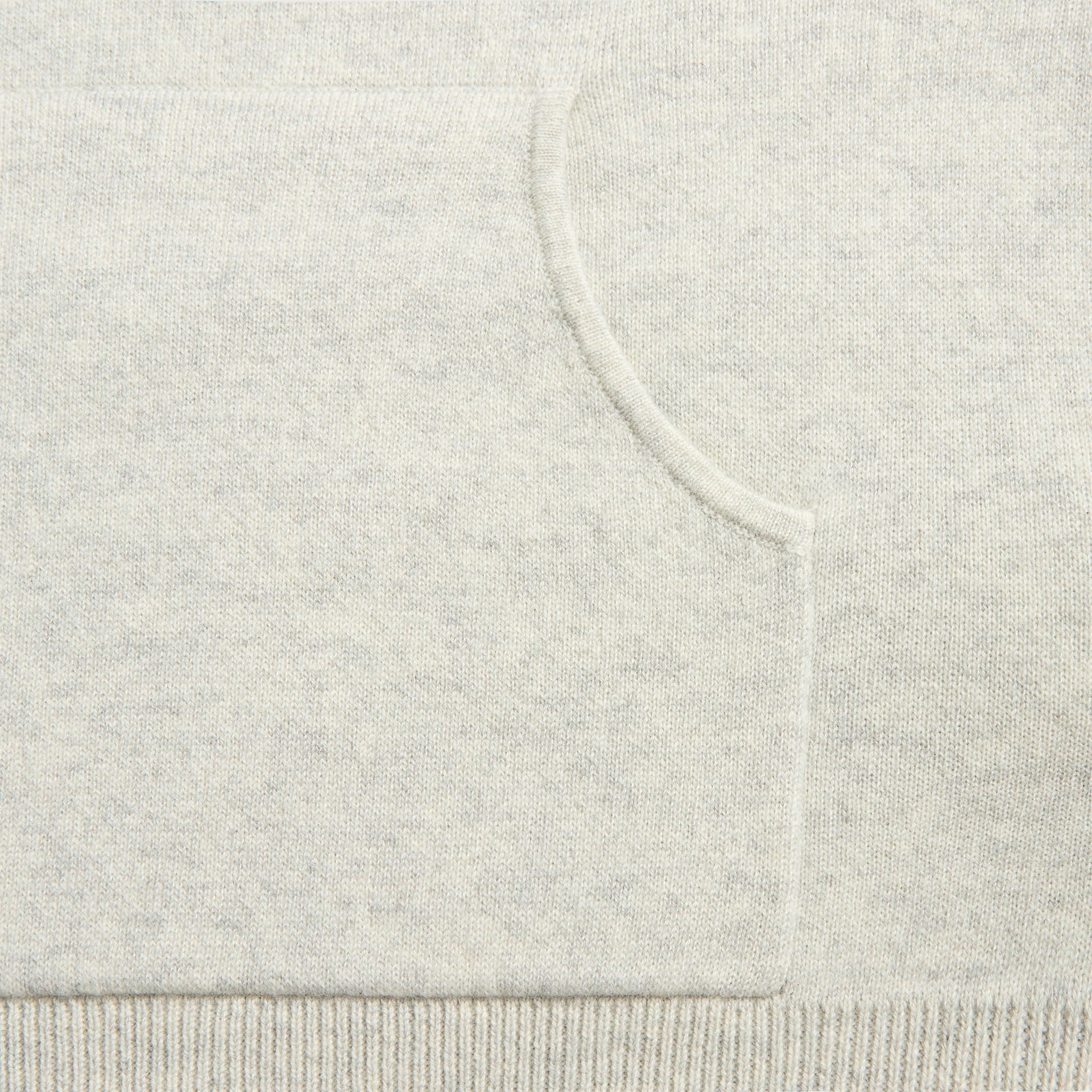Acne Studios Cashmere Hoodie - Light Grey Melange