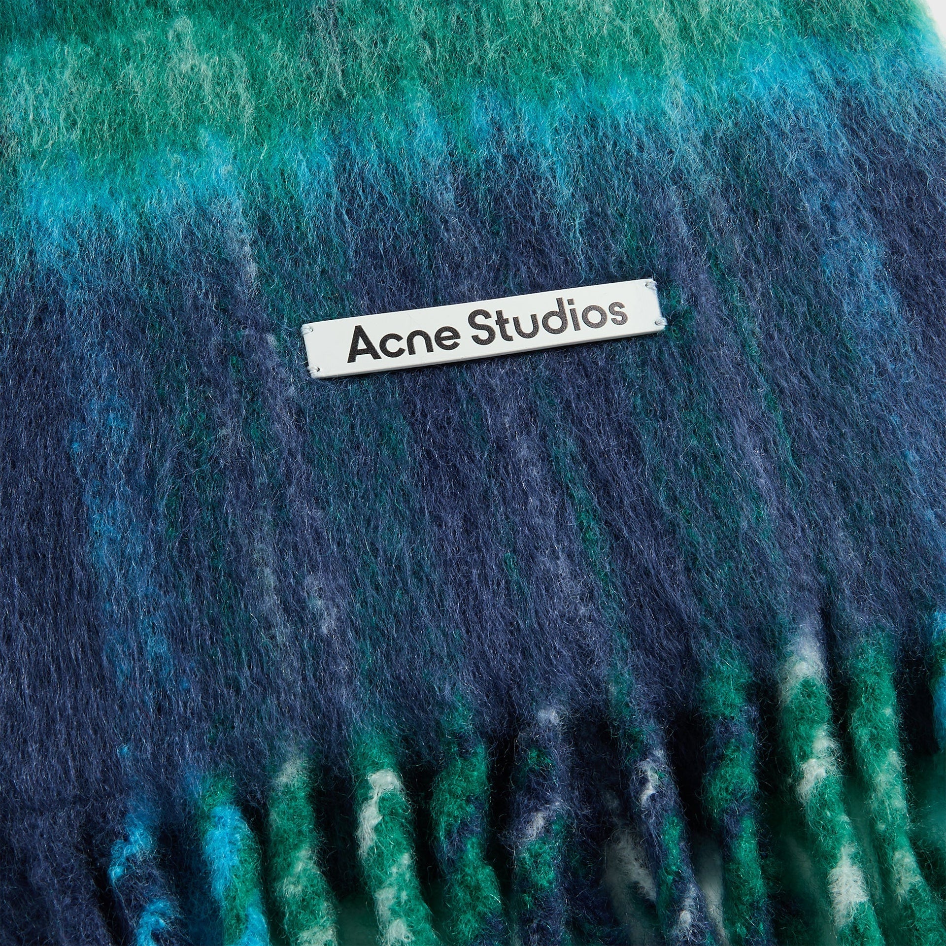 Acne Studios Scarf - Blue / Green