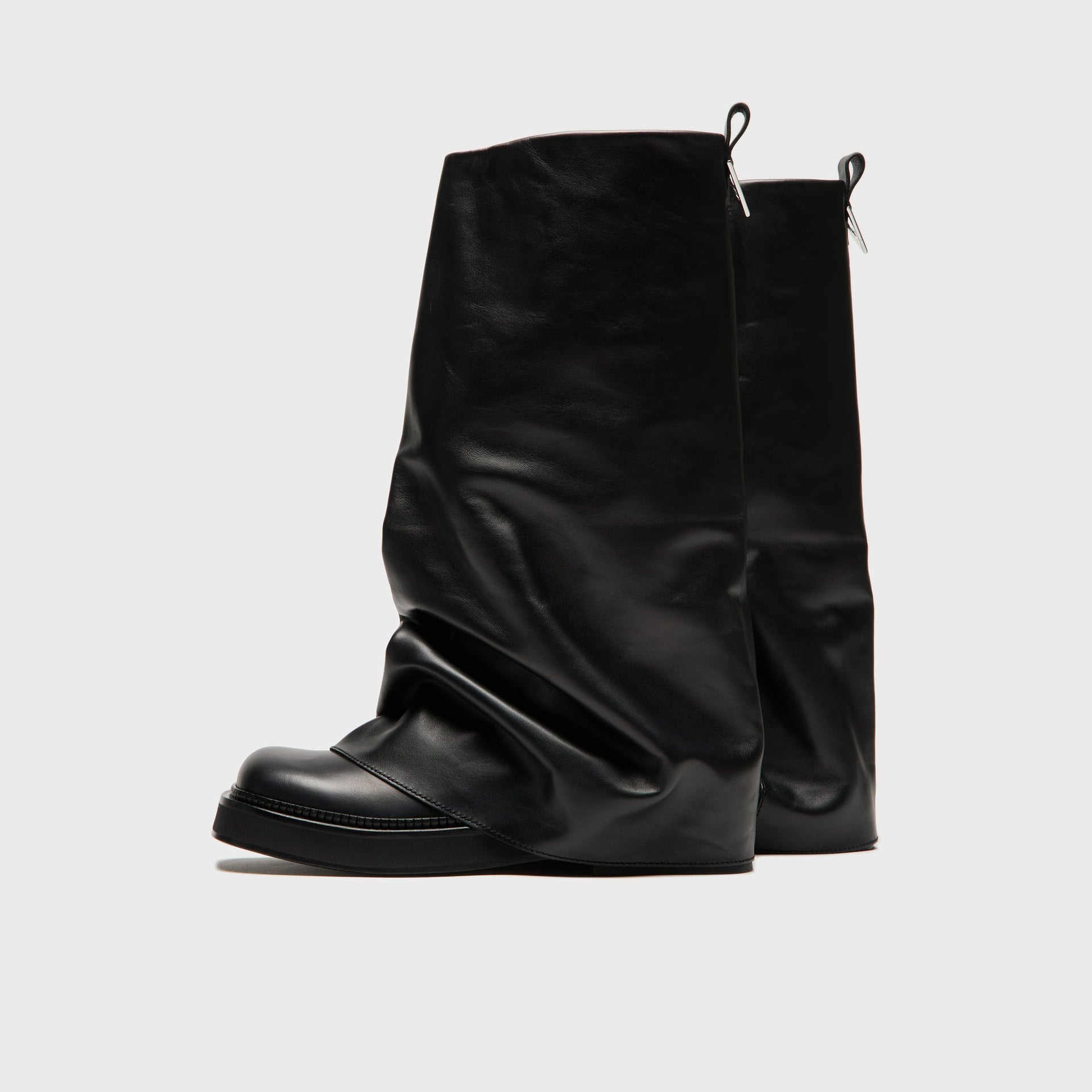 The Attico Robin Combat Boot - Black