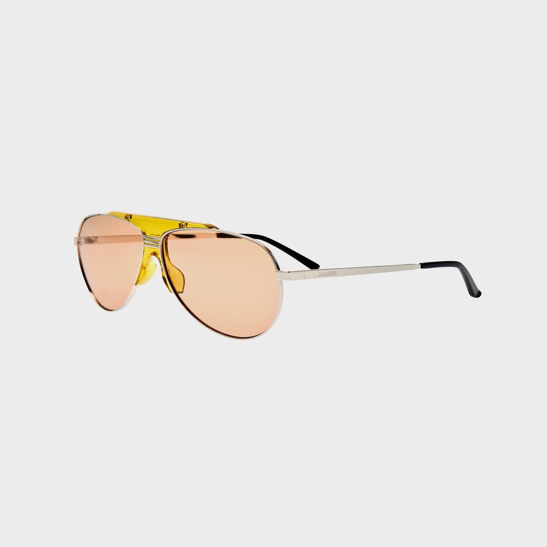 The Attico Aviator Sunglasses - Gold