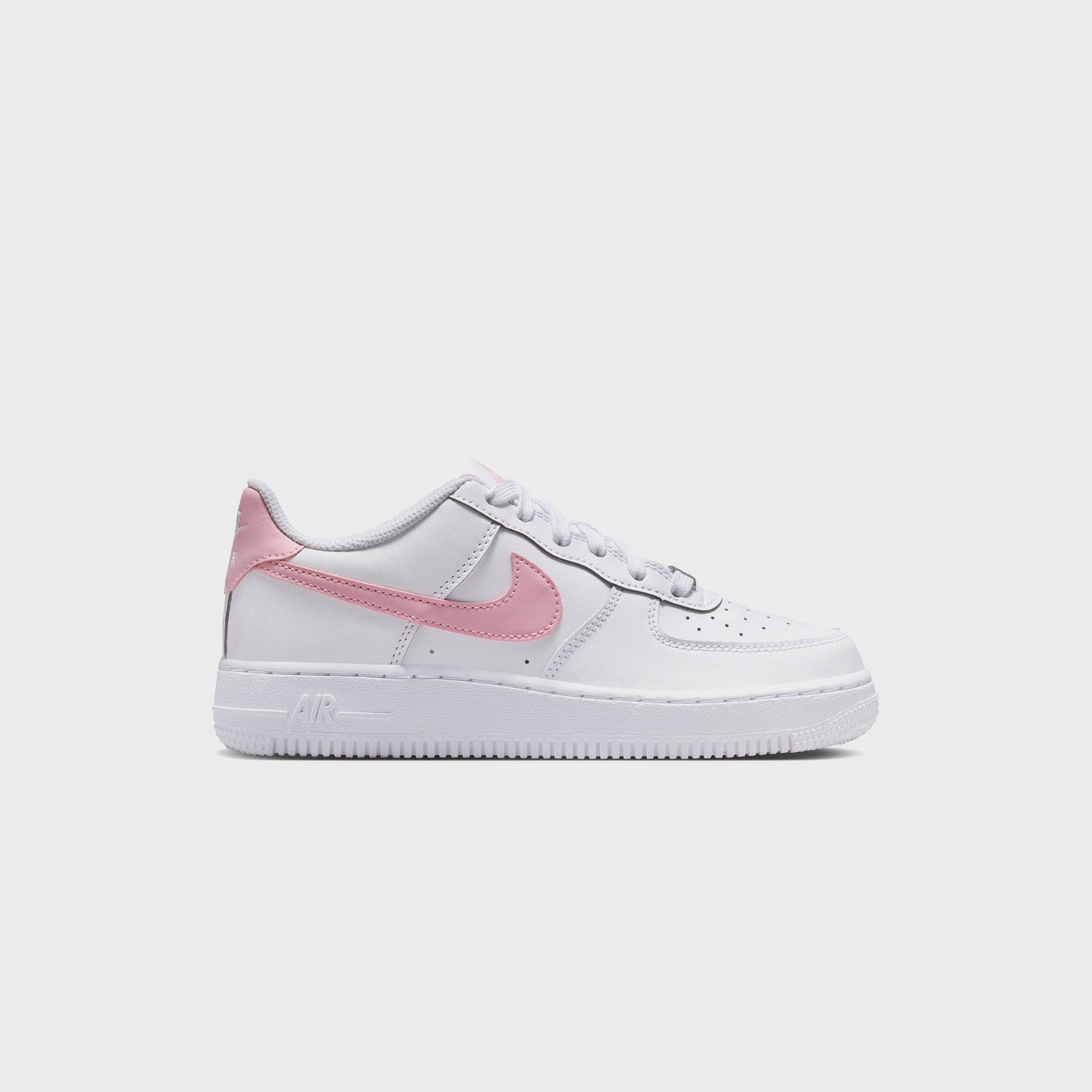 Nike GS Air Force 1 - White / Medium Soft Pink / White