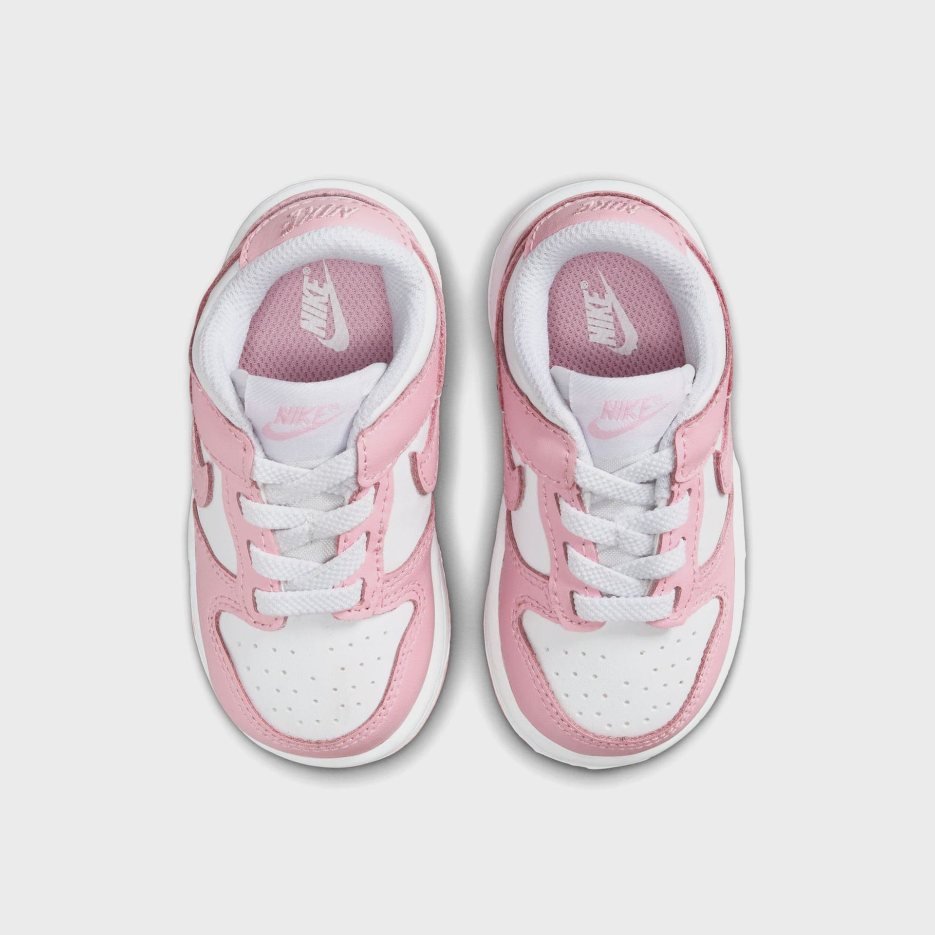 Nike TD Dunk Low - White / Med Soft Pink / White