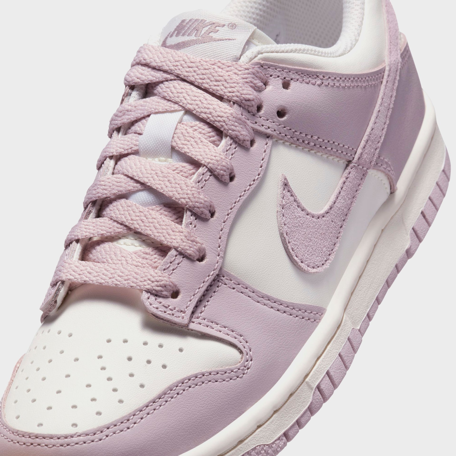 Nike GS Dunk Low - Sail / Enigma Stone / Particle Rose