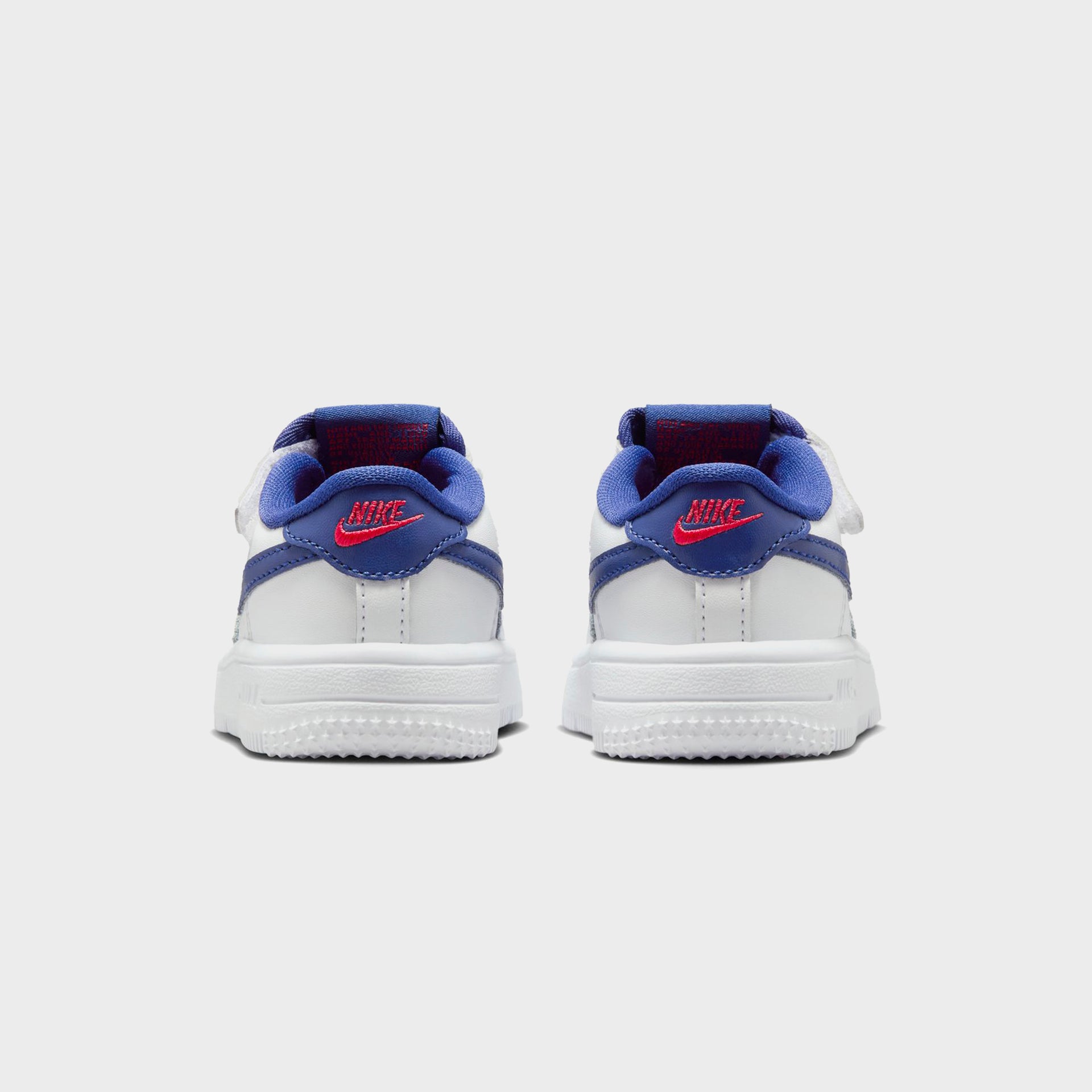 Nike TD Force 1 Low Easyon - White / Deep Royal Blue / University Red