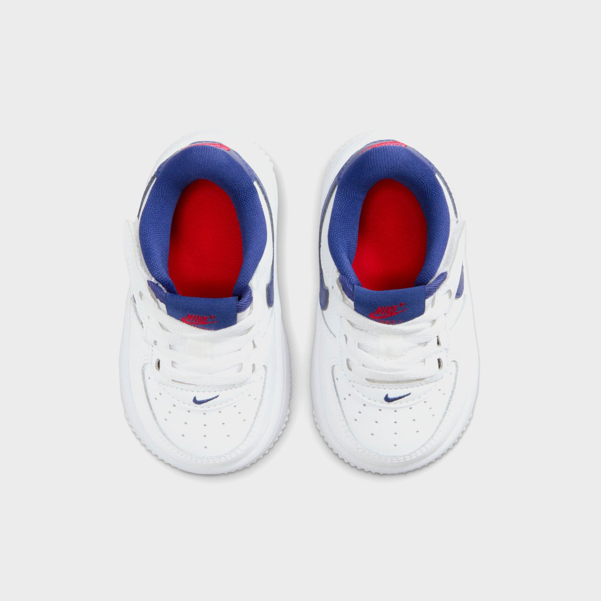 Nike TD Force 1 Low Easyon - White / Deep Royal Blue / University Red