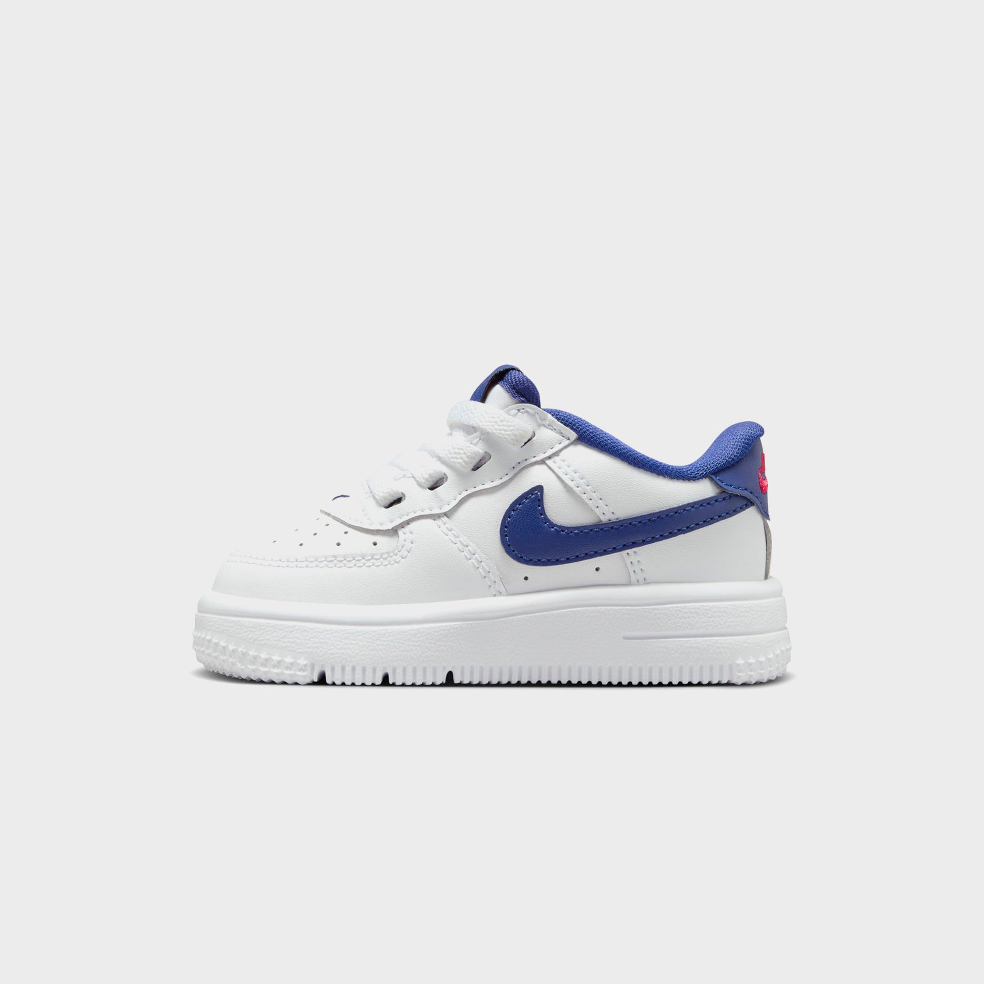Nike TD Force 1 Low Easyon - White / Deep Royal Blue / University Red